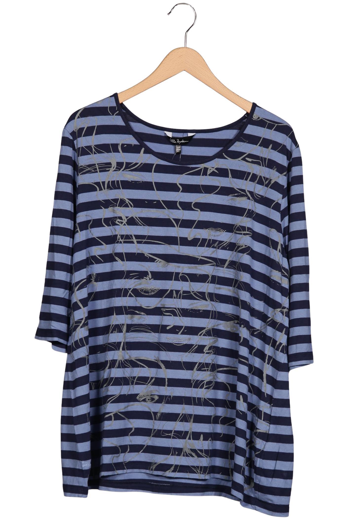 

Ulla Popken Damen Langarmshirt, blau, Gr. 46