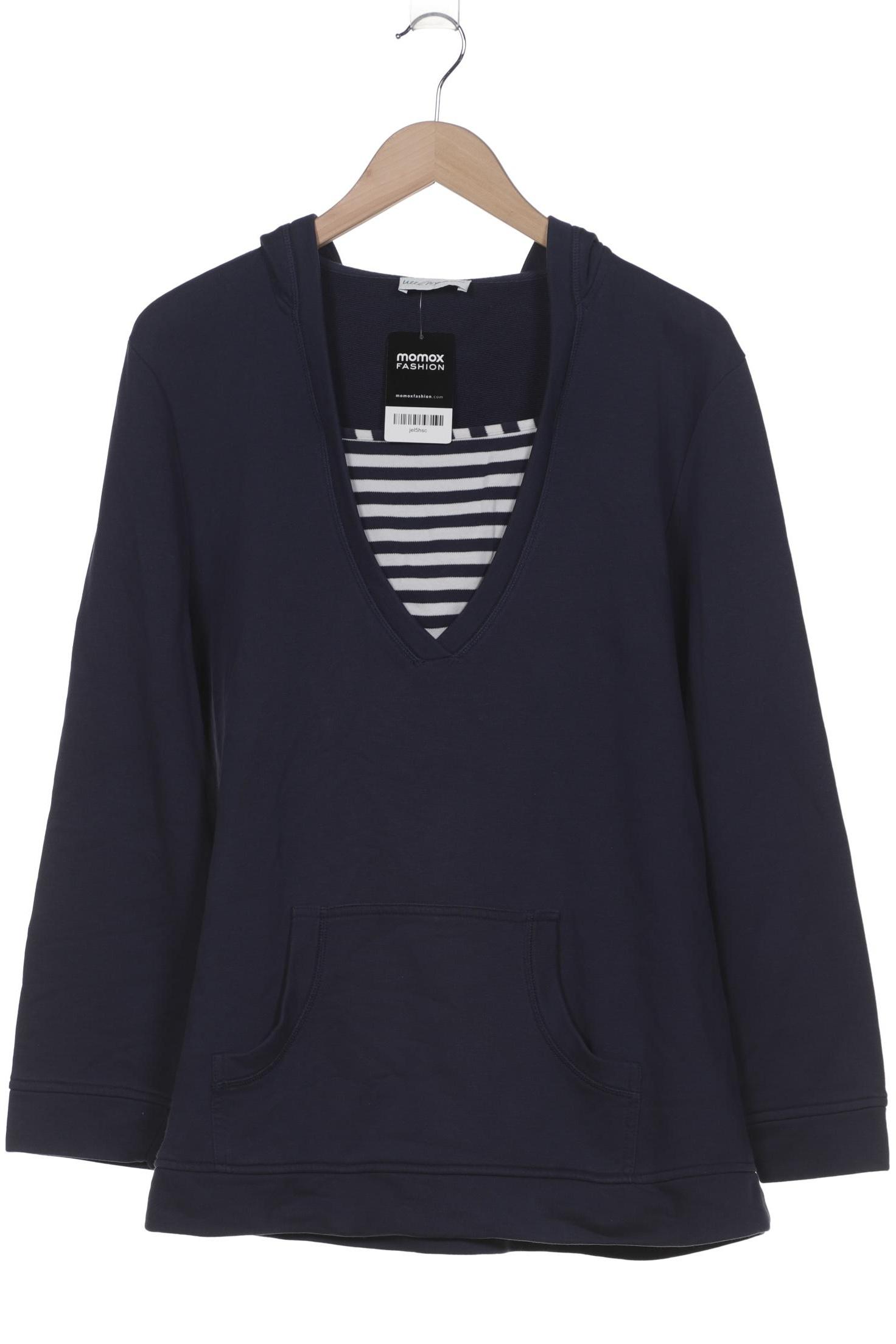 

Ulla Popken Damen Kapuzenpullover, marineblau, Gr. 46