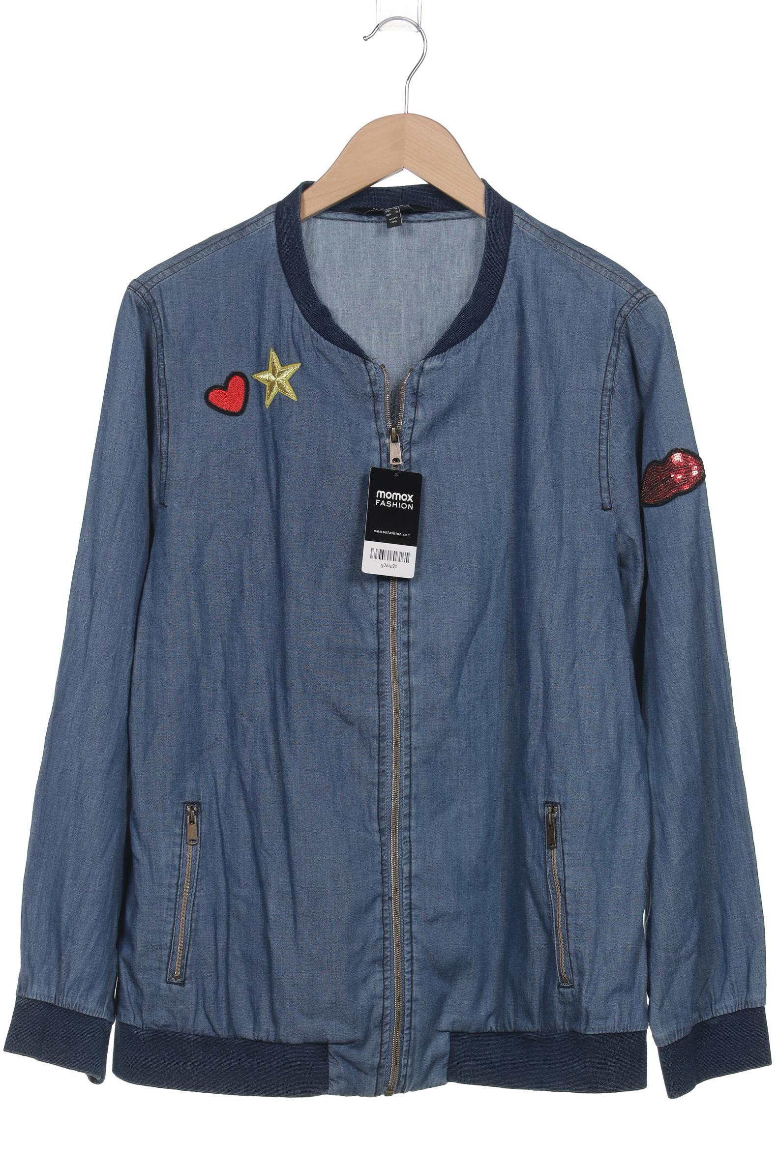 

Ulla Popken Damen Jacke, blau, Gr. 46
