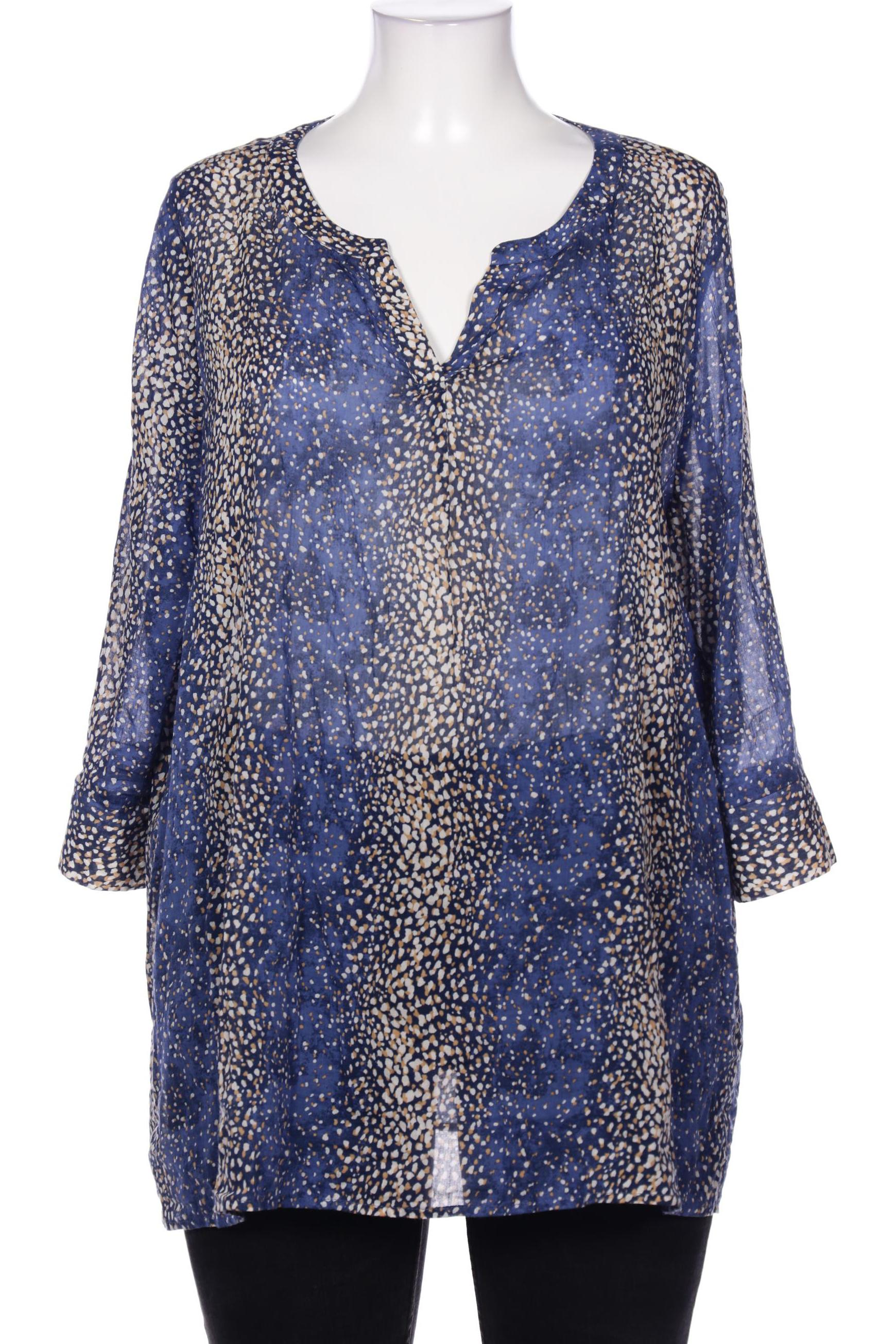 

Ulla Popken Damen Bluse, blau, Gr. 46