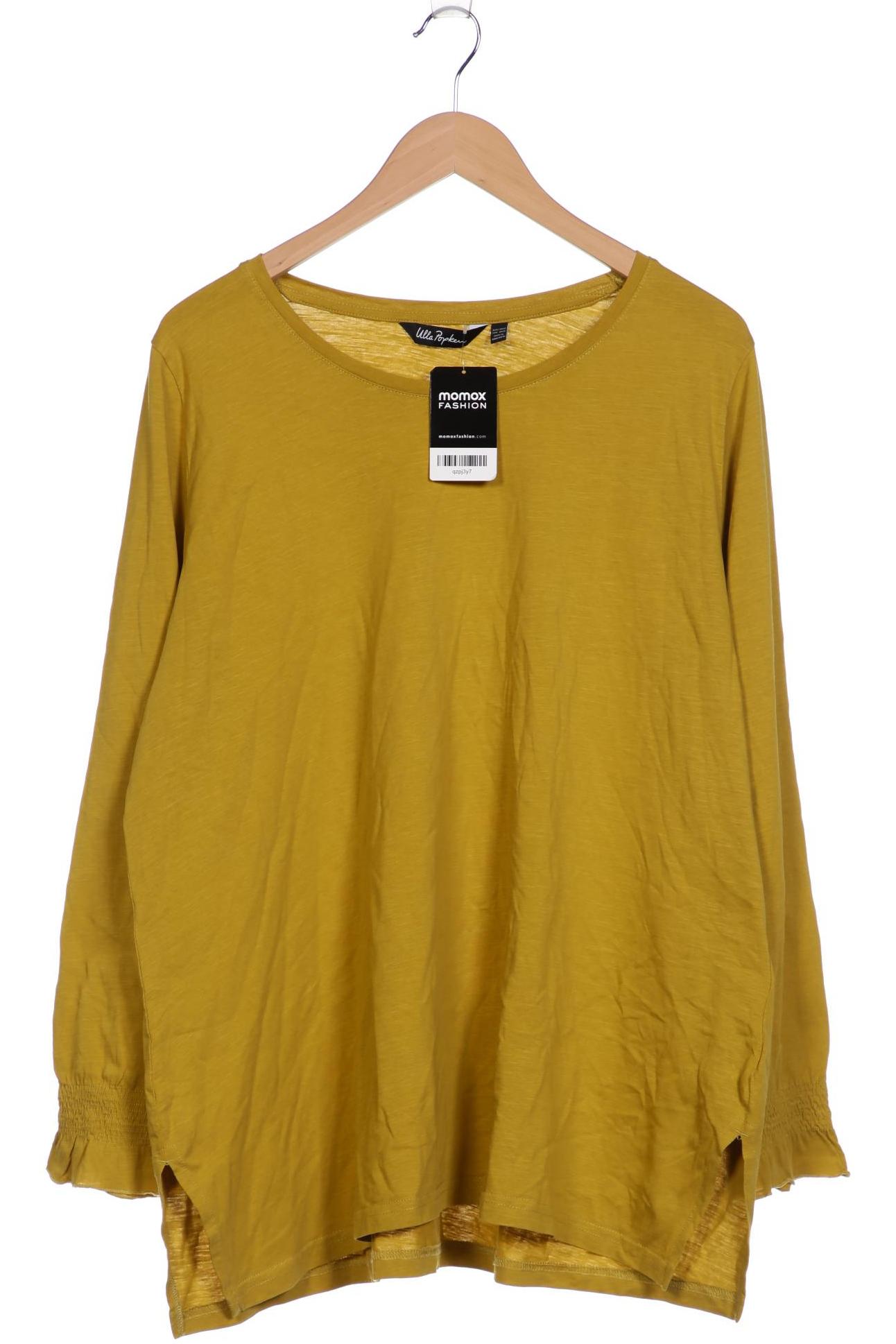 

Ulla Popken Damen Langarmshirt, gelb, Gr. 50