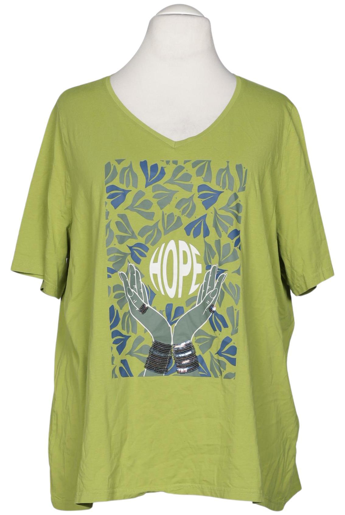 

Ulla Popken Damen T-Shirt, hellgrün, Gr. 54