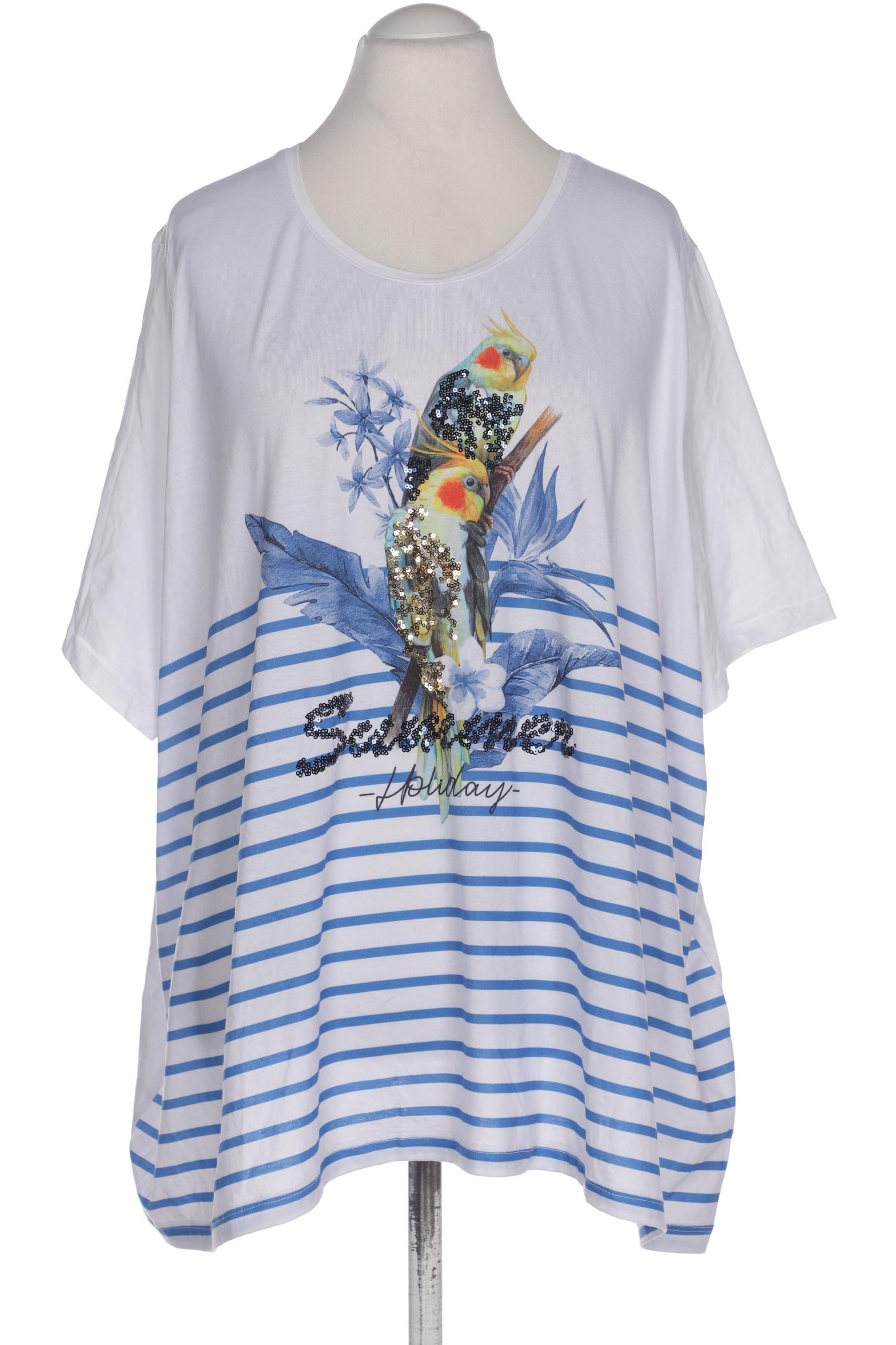 

Ulla Popken Damen T-Shirt, weiß, Gr. 58