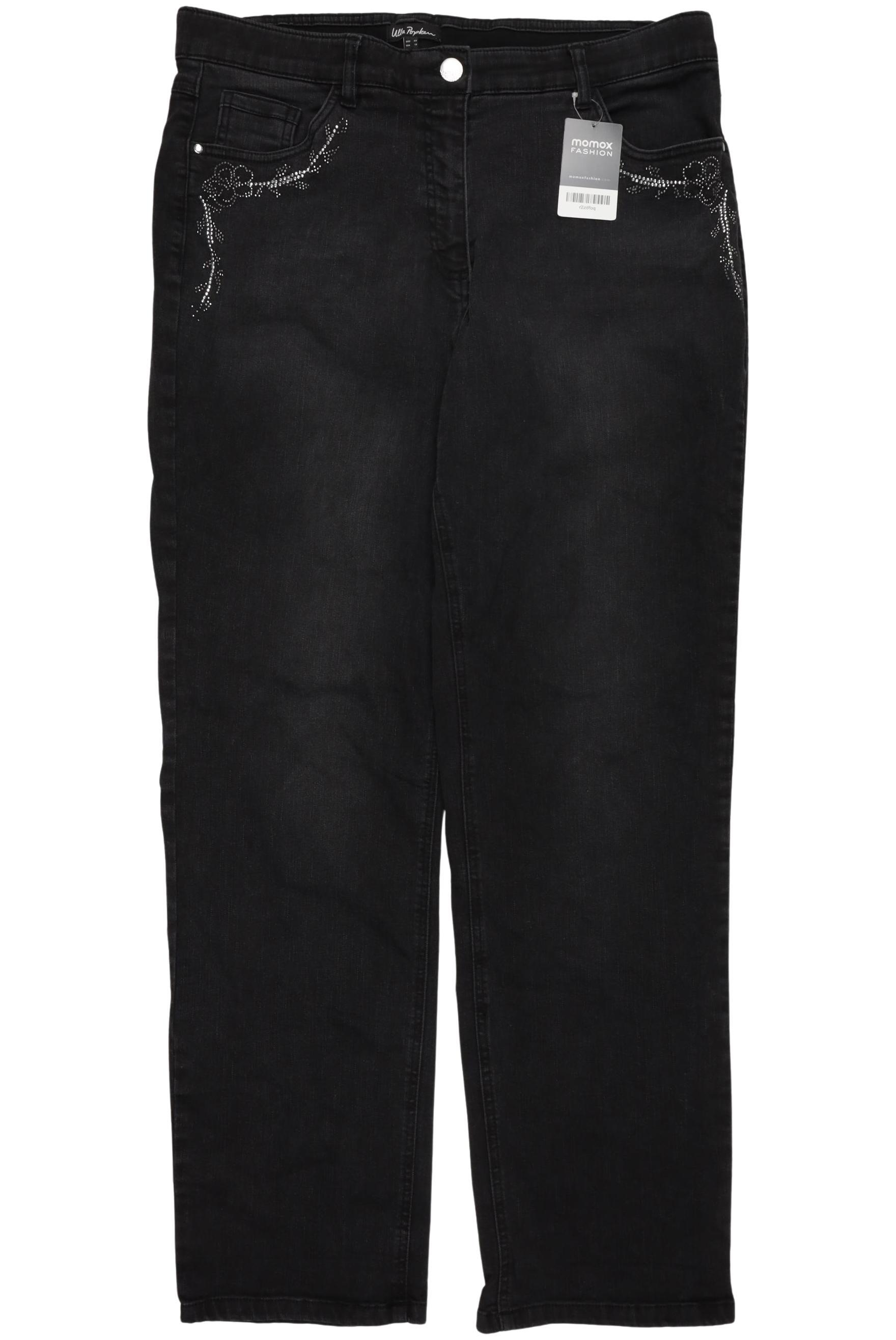 

Ulla Popken Damen Jeans, schwarz, Gr. 48