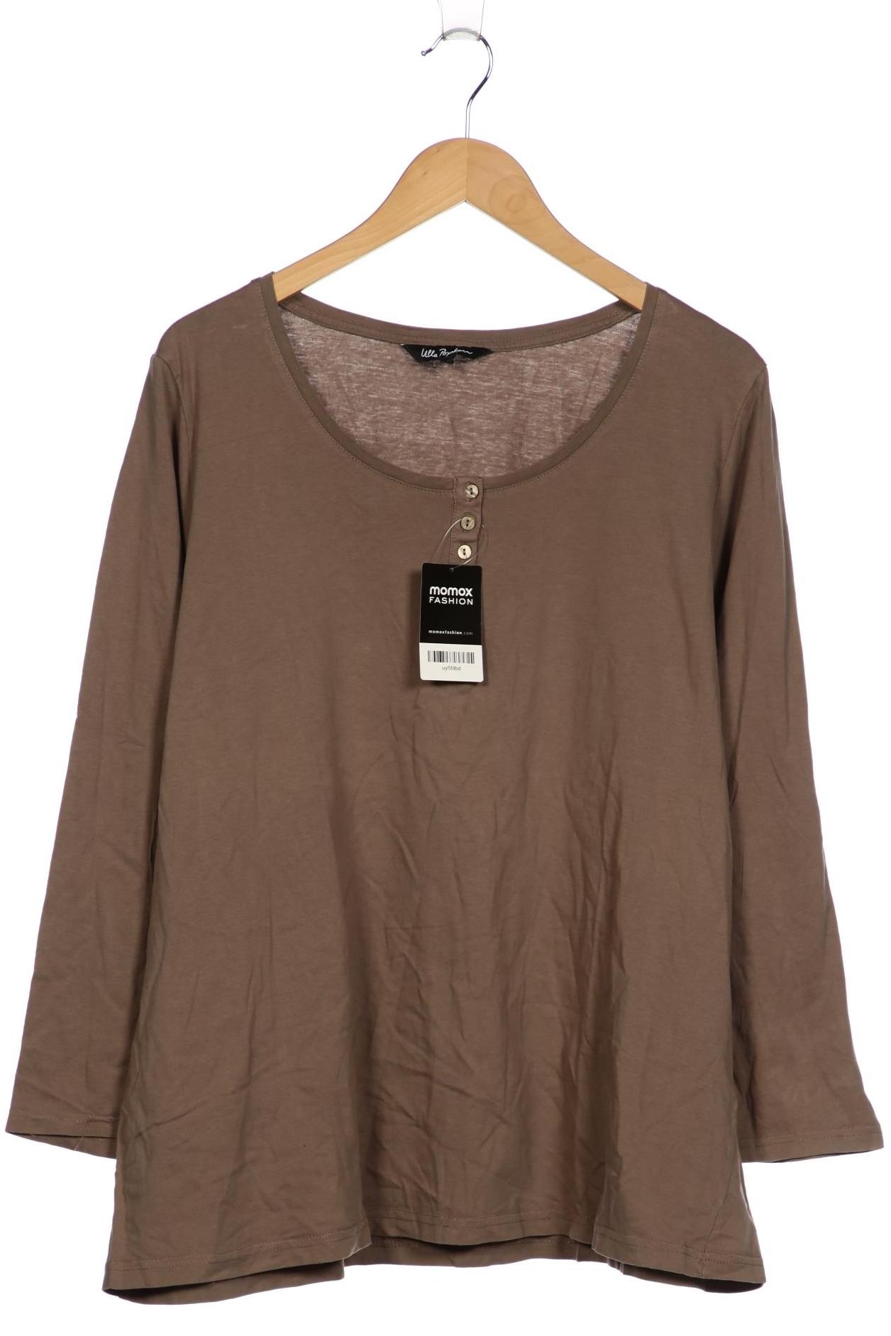 

Ulla Popken Damen Langarmshirt, grau, Gr. 50