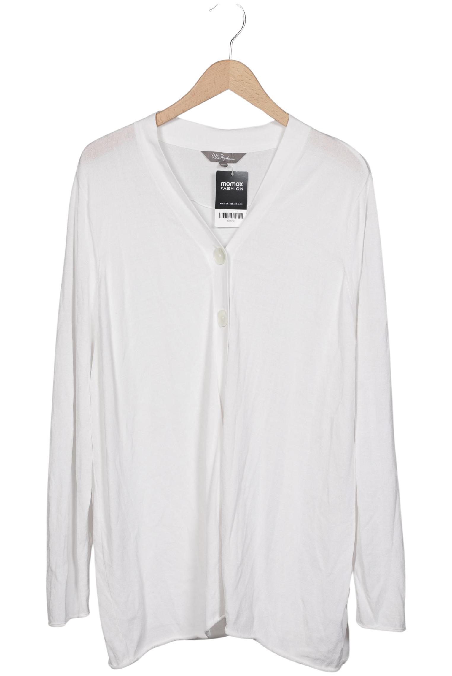 

Ulla Popken Damen Strickjacke, weiß, Gr. 50