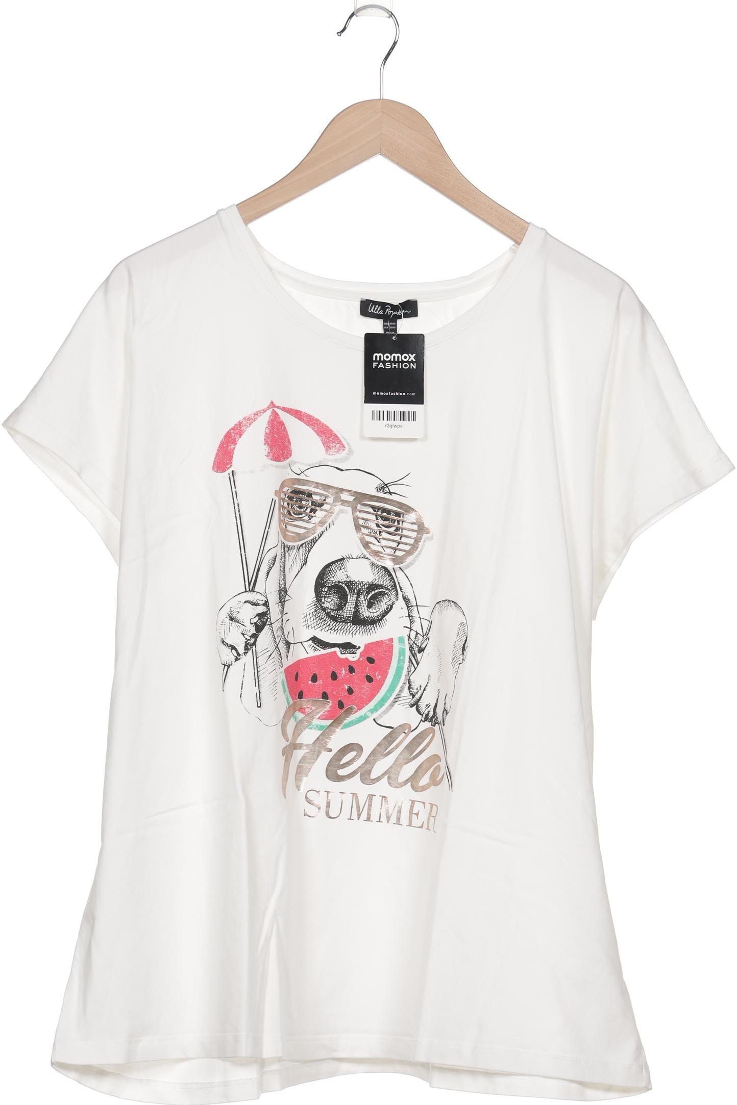 

Ulla Popken Damen T-Shirt, weiß, Gr. 50
