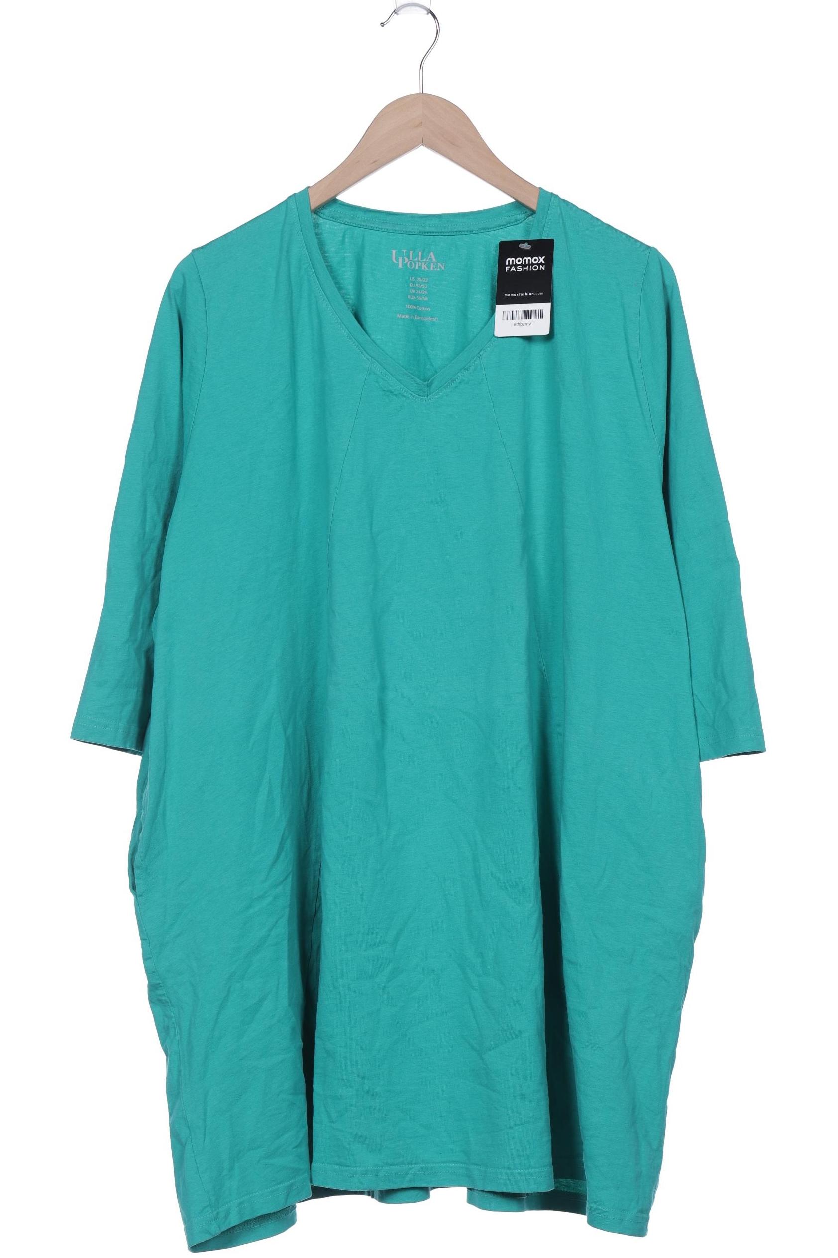 

Ulla Popken Damen Langarmshirt, grün, Gr. 50