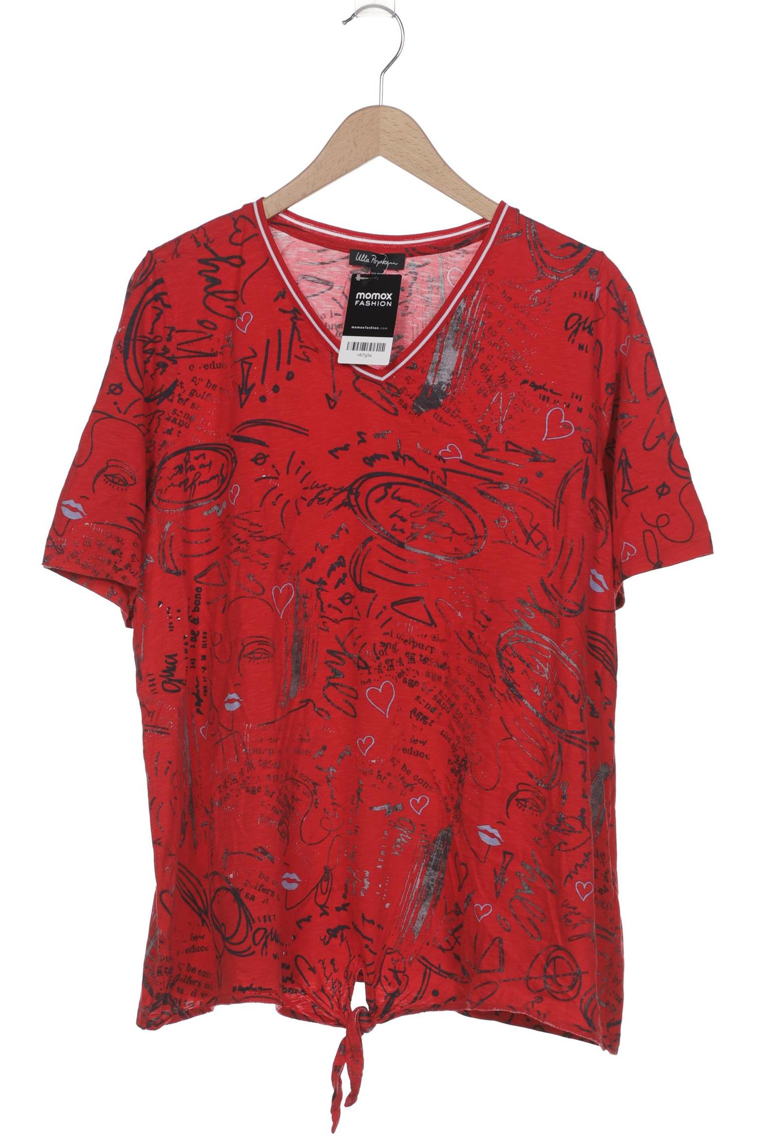 

Ulla Popken Damen T-Shirt, rot, Gr. 46