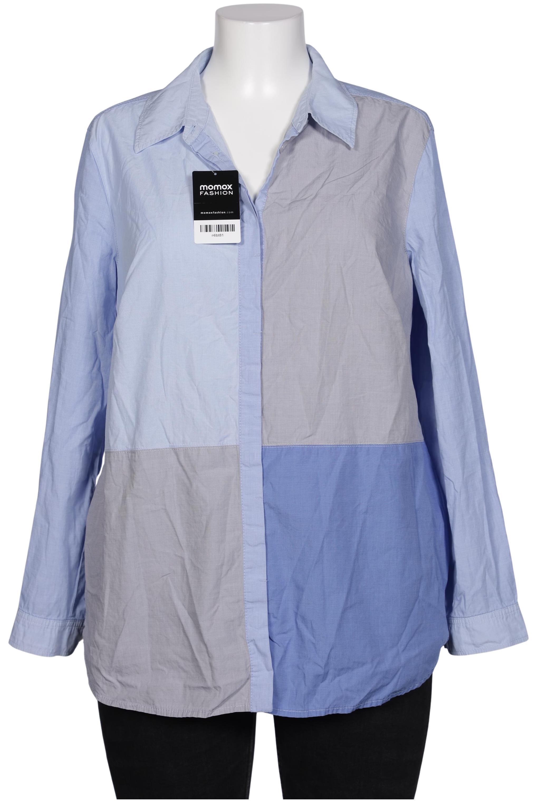 

Ulla Popken Damen Bluse, blau, Gr. 46