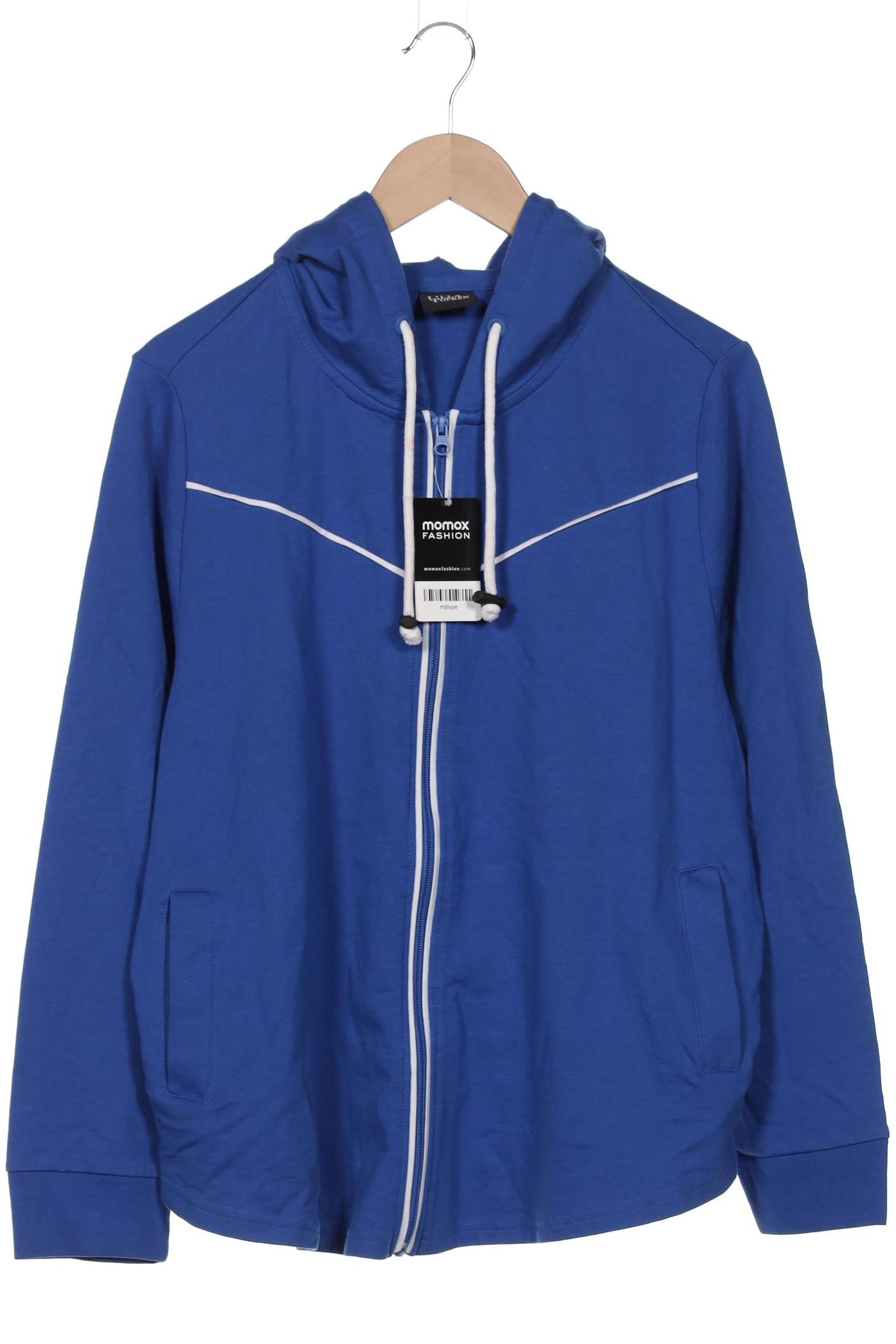 

Ulla Popken Damen Kapuzenpullover, blau, Gr. 46