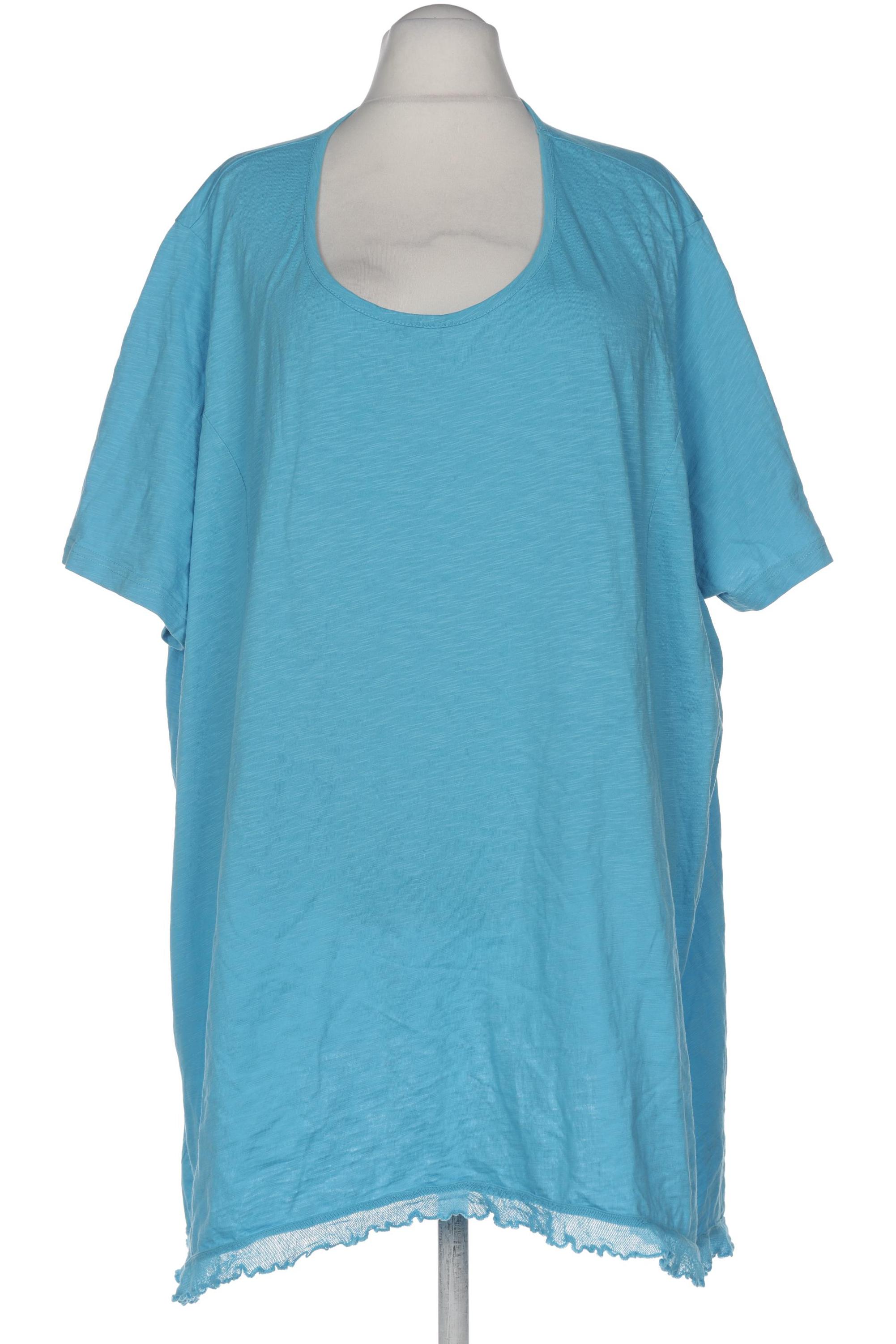 

Ulla Popken Damen T-Shirt, blau, Gr. 62