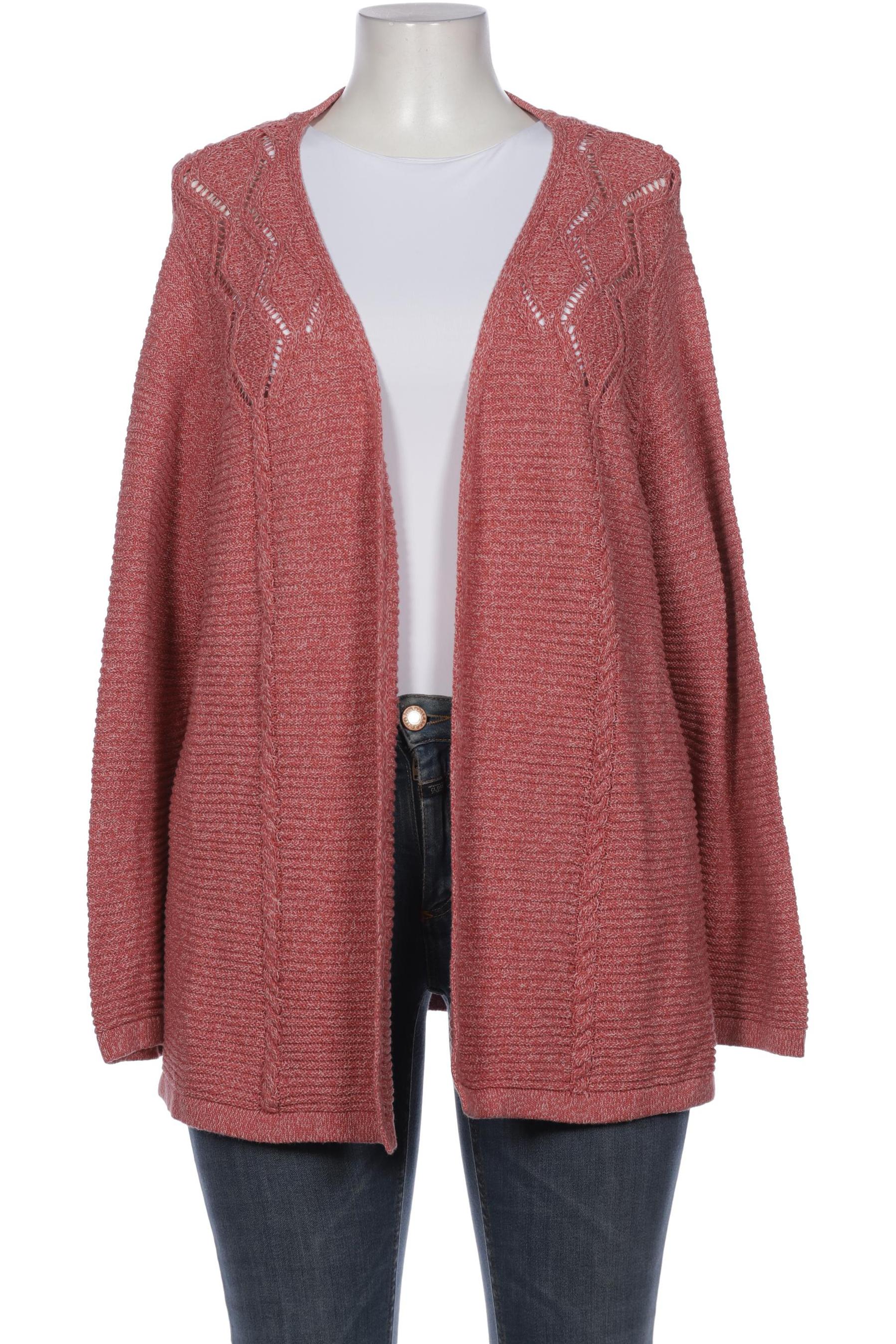 

Ulla Popken Damen Strickjacke, rot, Gr. 46