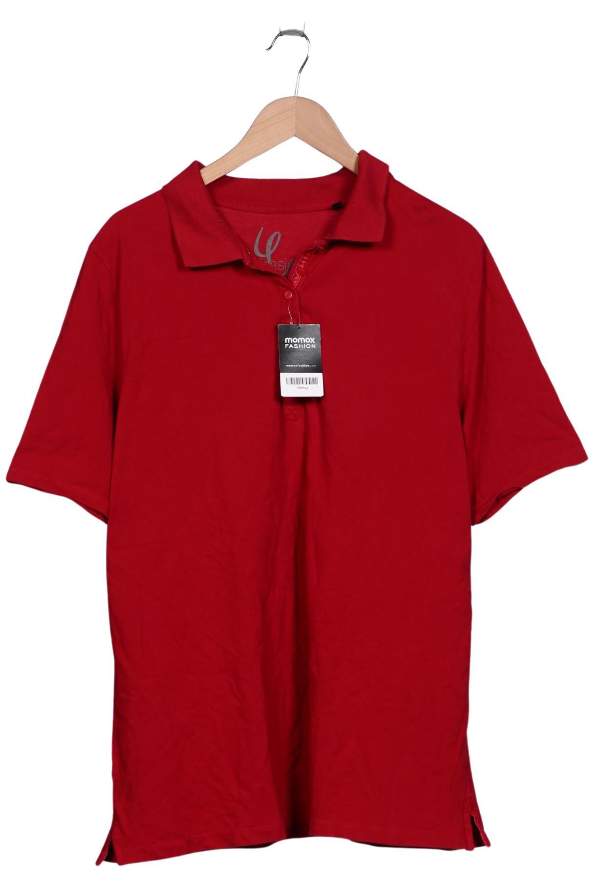 

Ulla Popken Damen Poloshirt, rot, Gr. 46