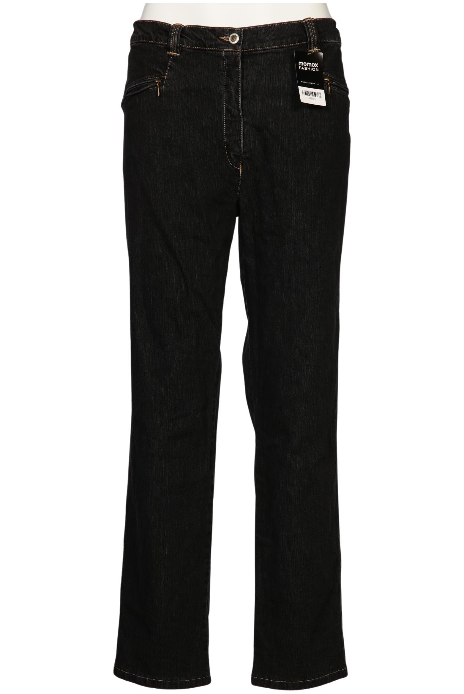 

Ulla Popken Damen Jeans, schwarz, Gr. 48