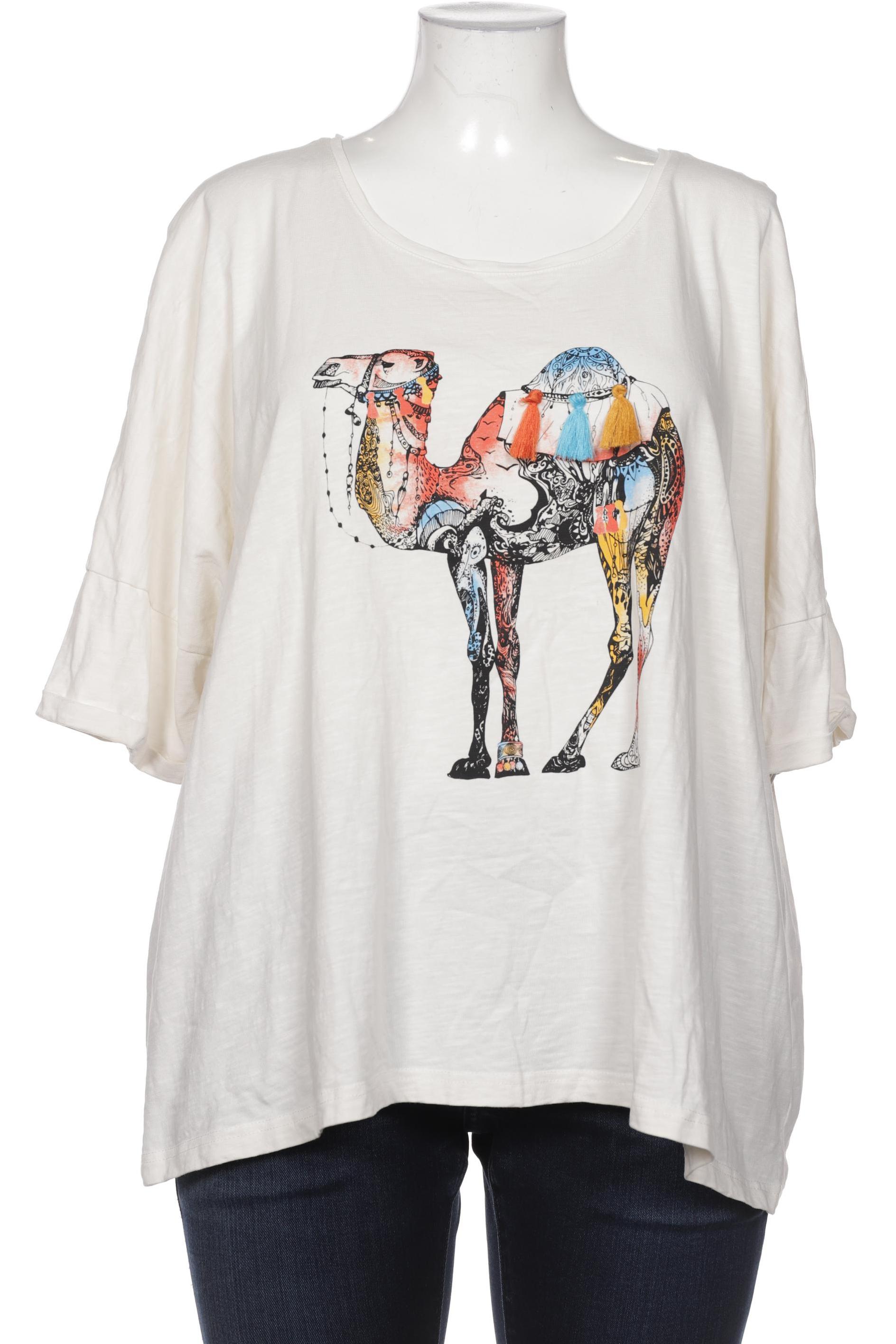 

Ulla Popken Damen T-Shirt, weiß, Gr. 46