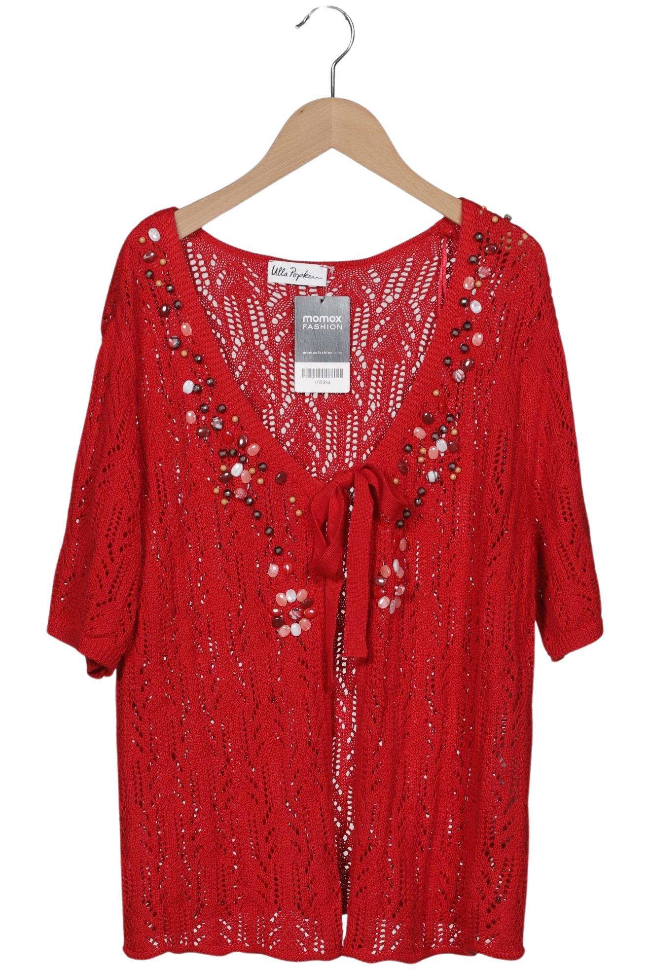 

Ulla Popken Damen Strickjacke, rot, Gr. 42