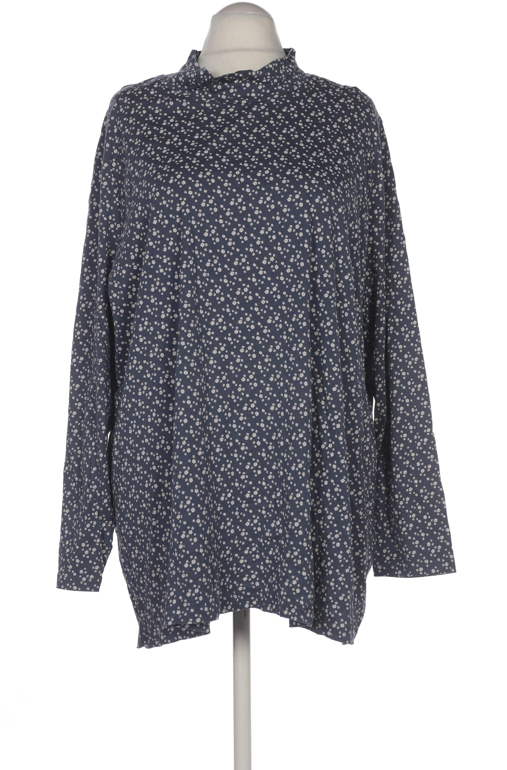 

Ulla Popken Damen Langarmshirt, blau, Gr. 58