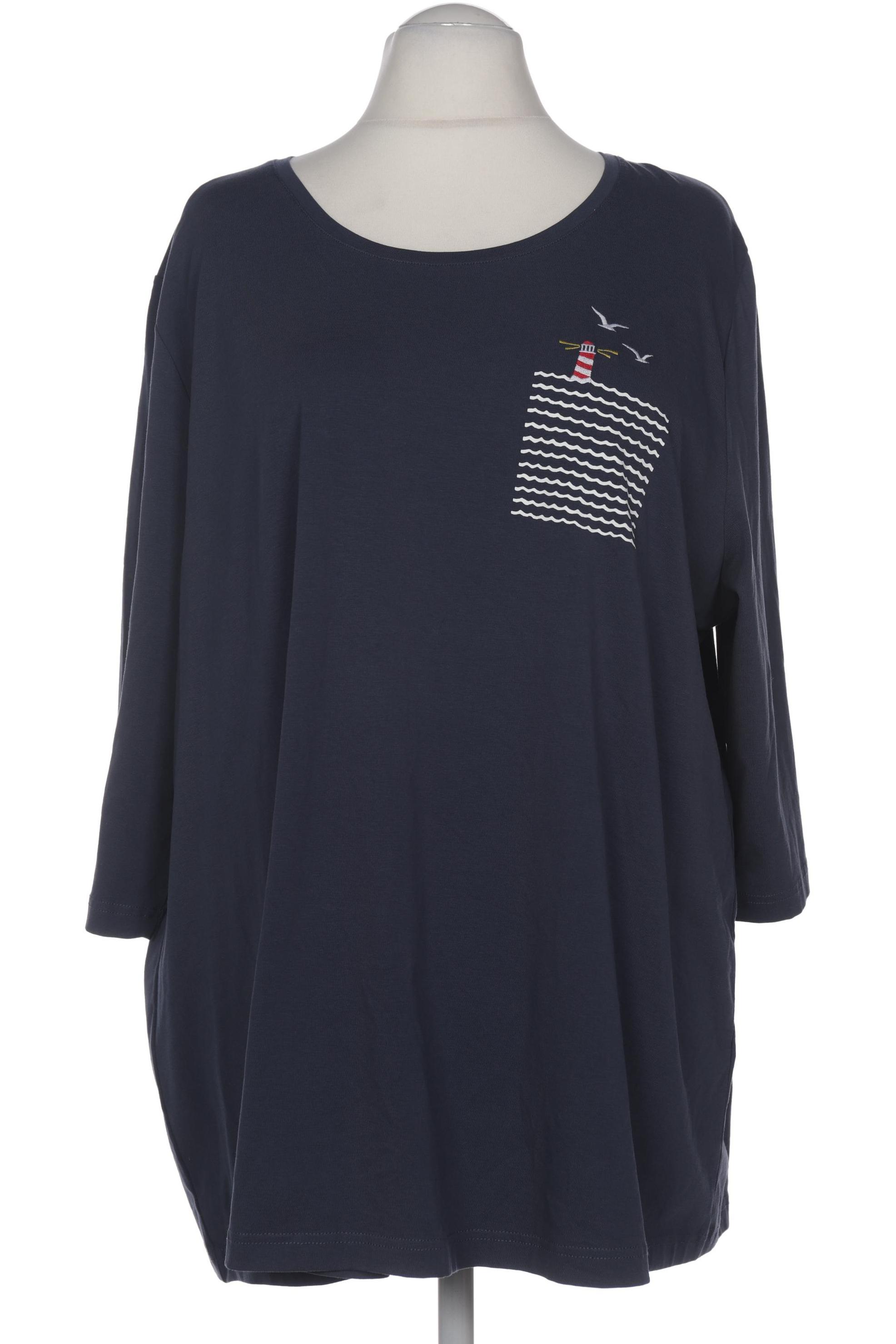 

Ulla Popken Damen T-Shirt, marineblau, Gr. 54