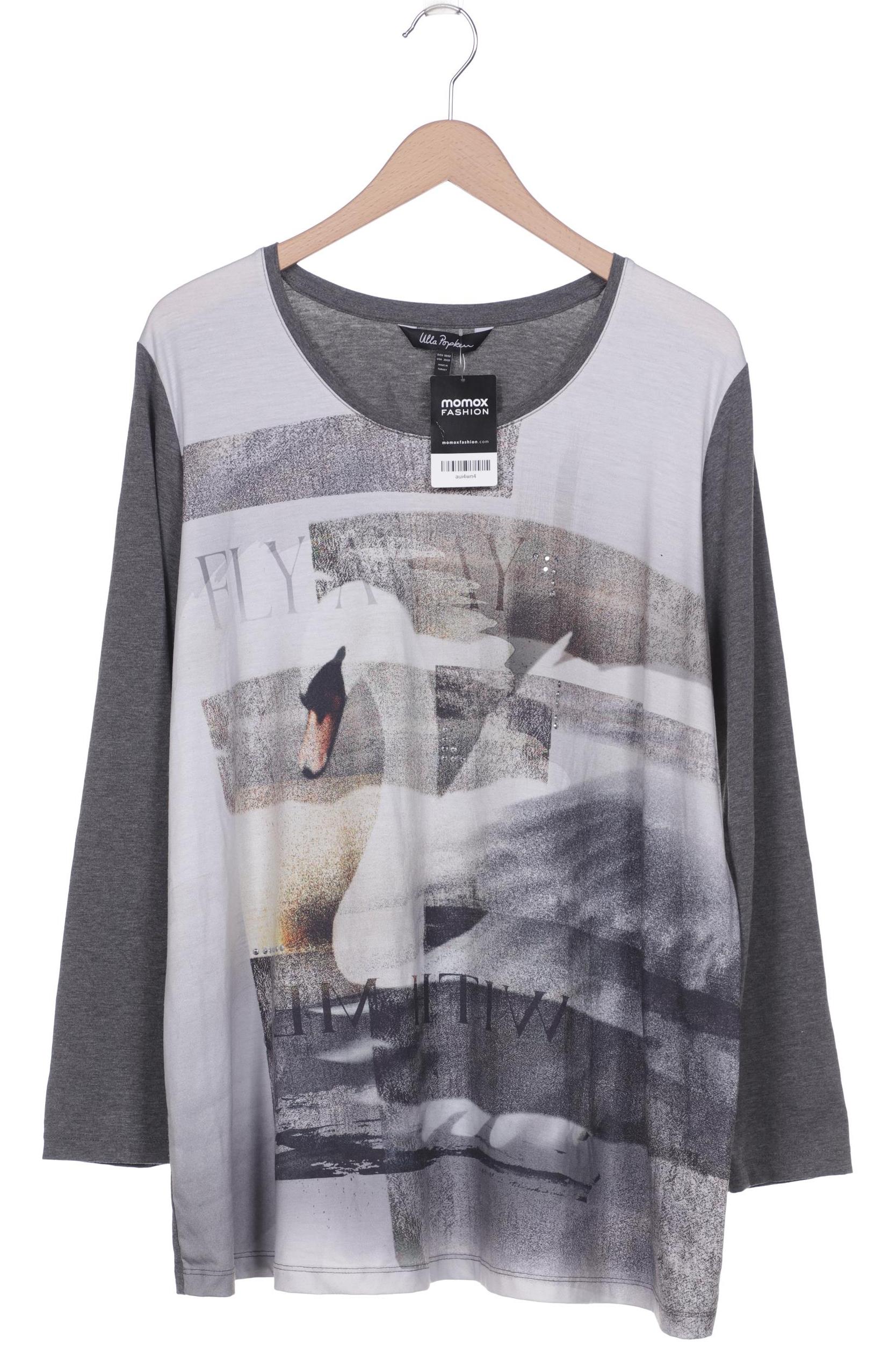

Ulla Popken Damen Langarmshirt, grau