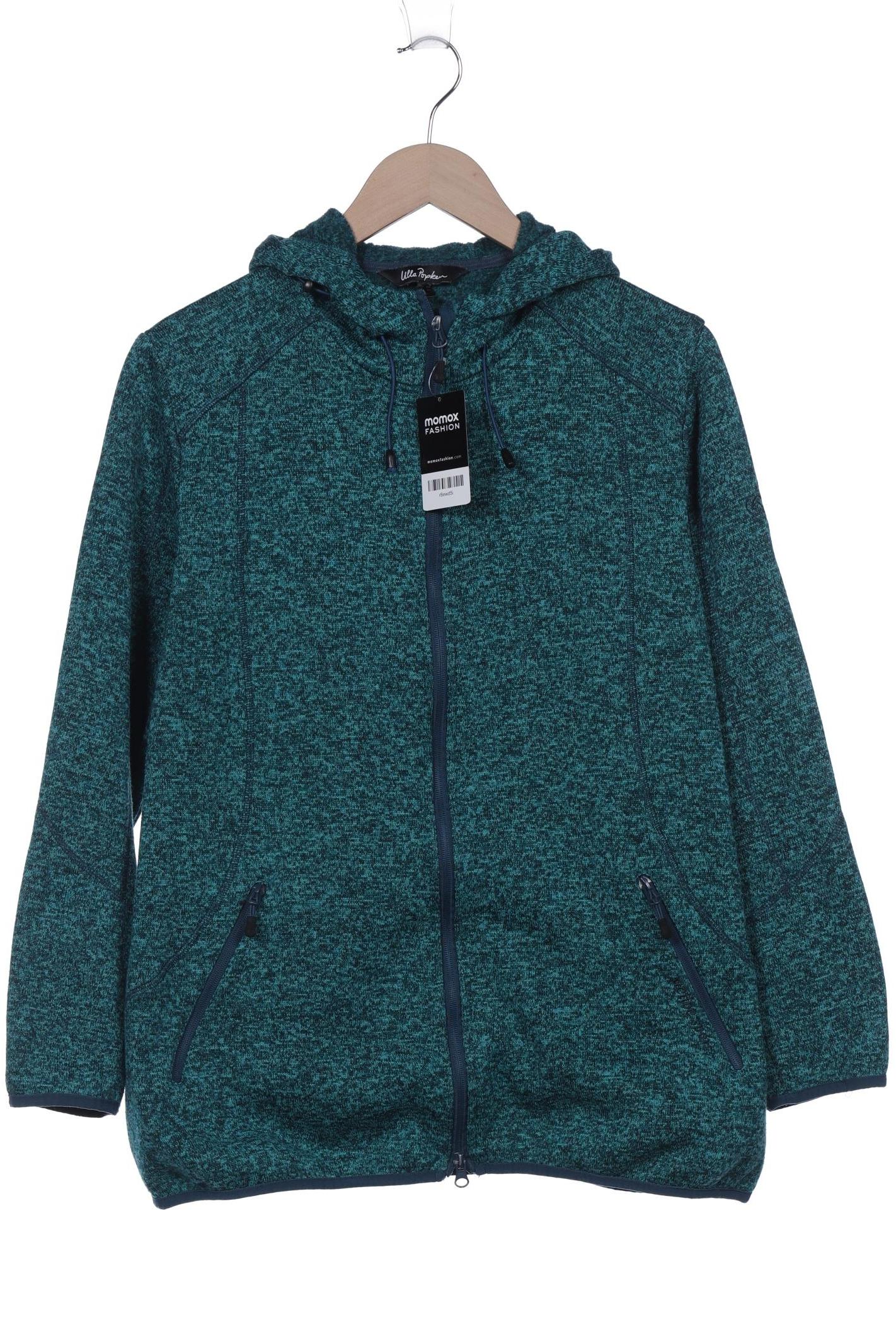 

Ulla Popken Damen Kapuzenpullover, türkis, Gr. 46
