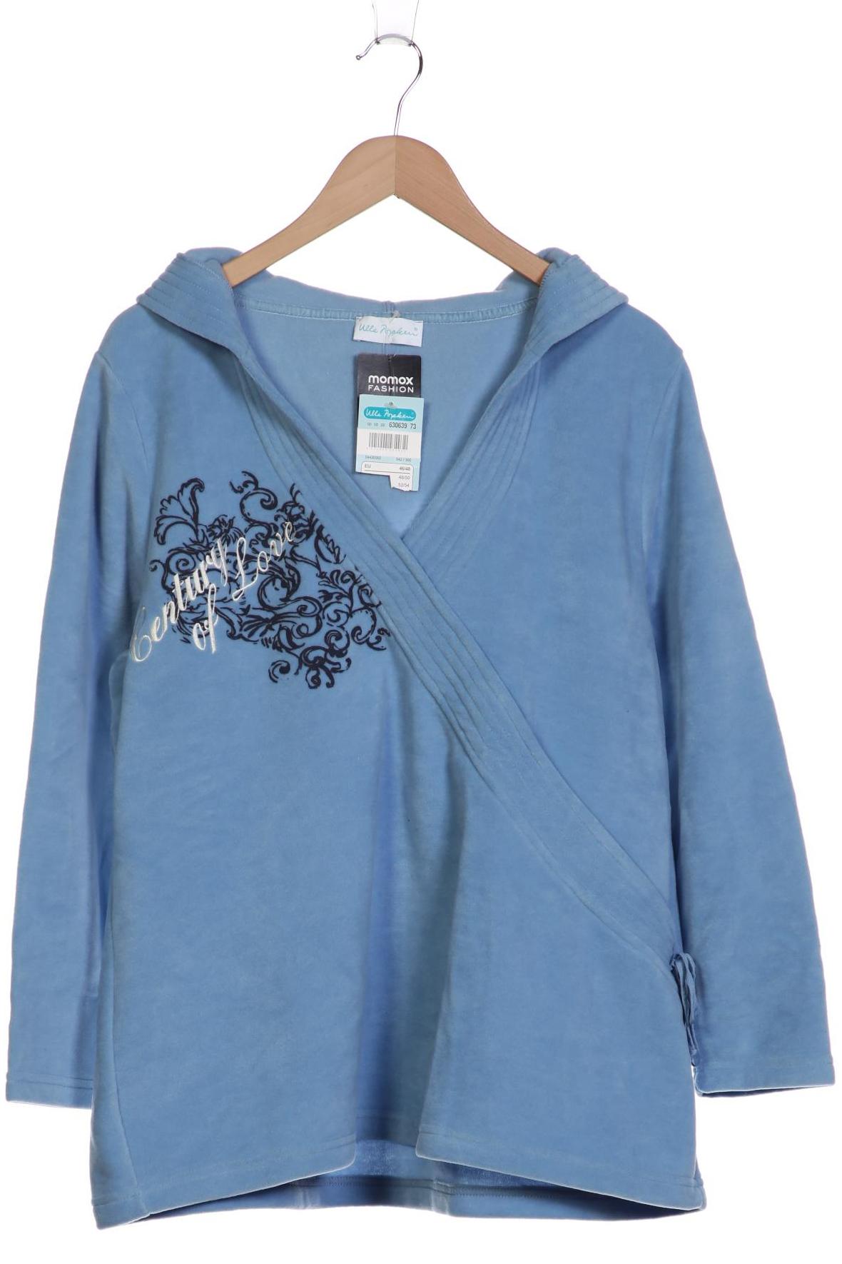 

Ulla Popken Damen Kapuzenpullover, hellblau, Gr. 46