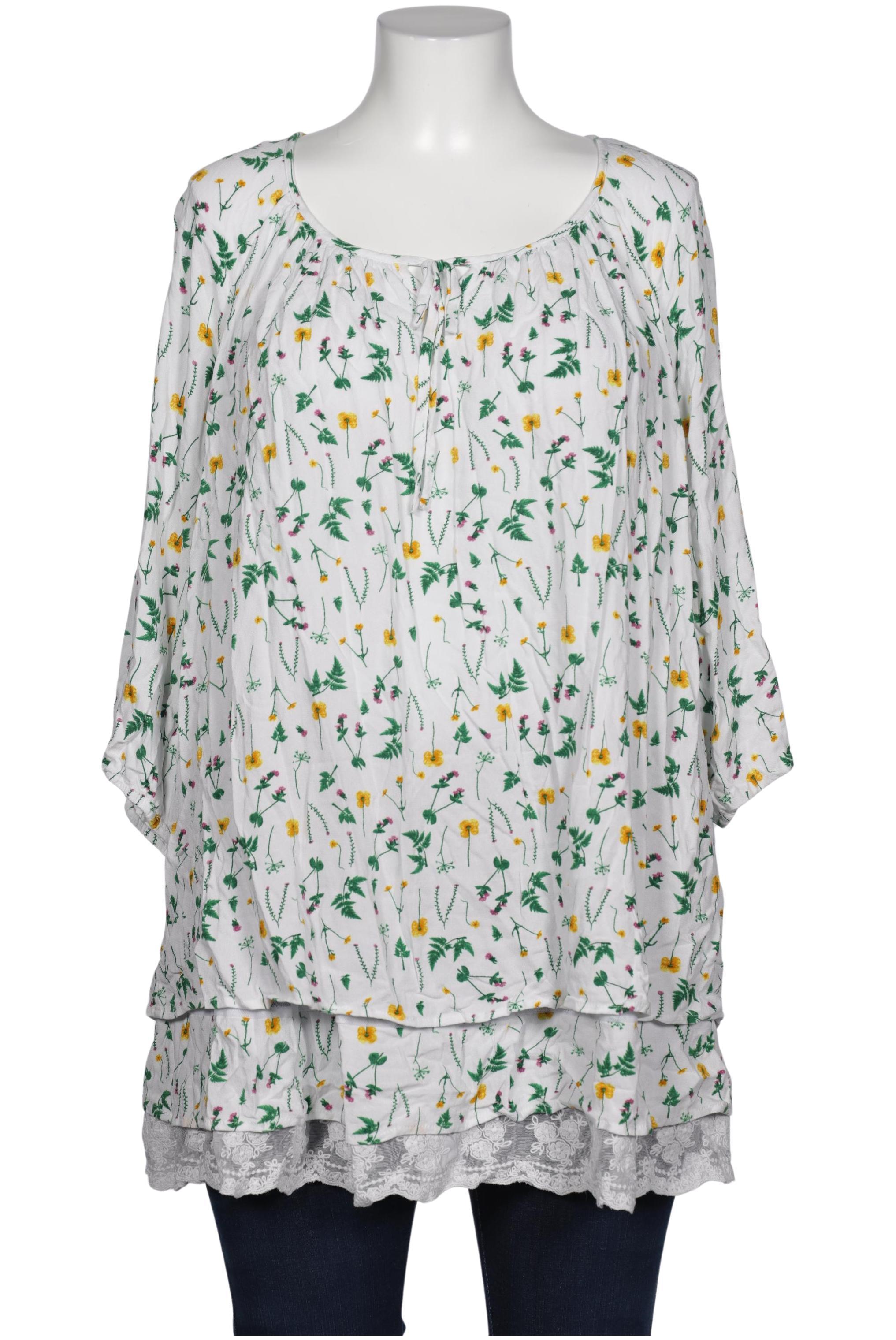 

Ulla Popken Damen Bluse, weiß, Gr. 48