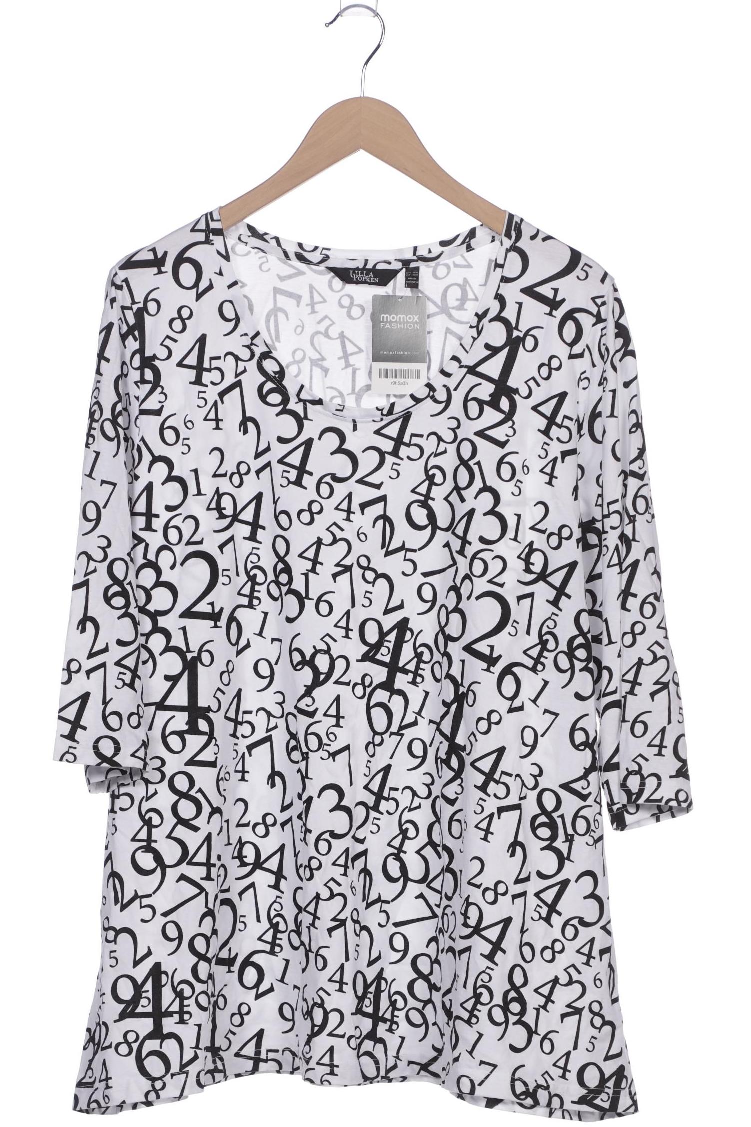 

Ulla Popken Damen Langarmshirt, weiß, Gr. 50