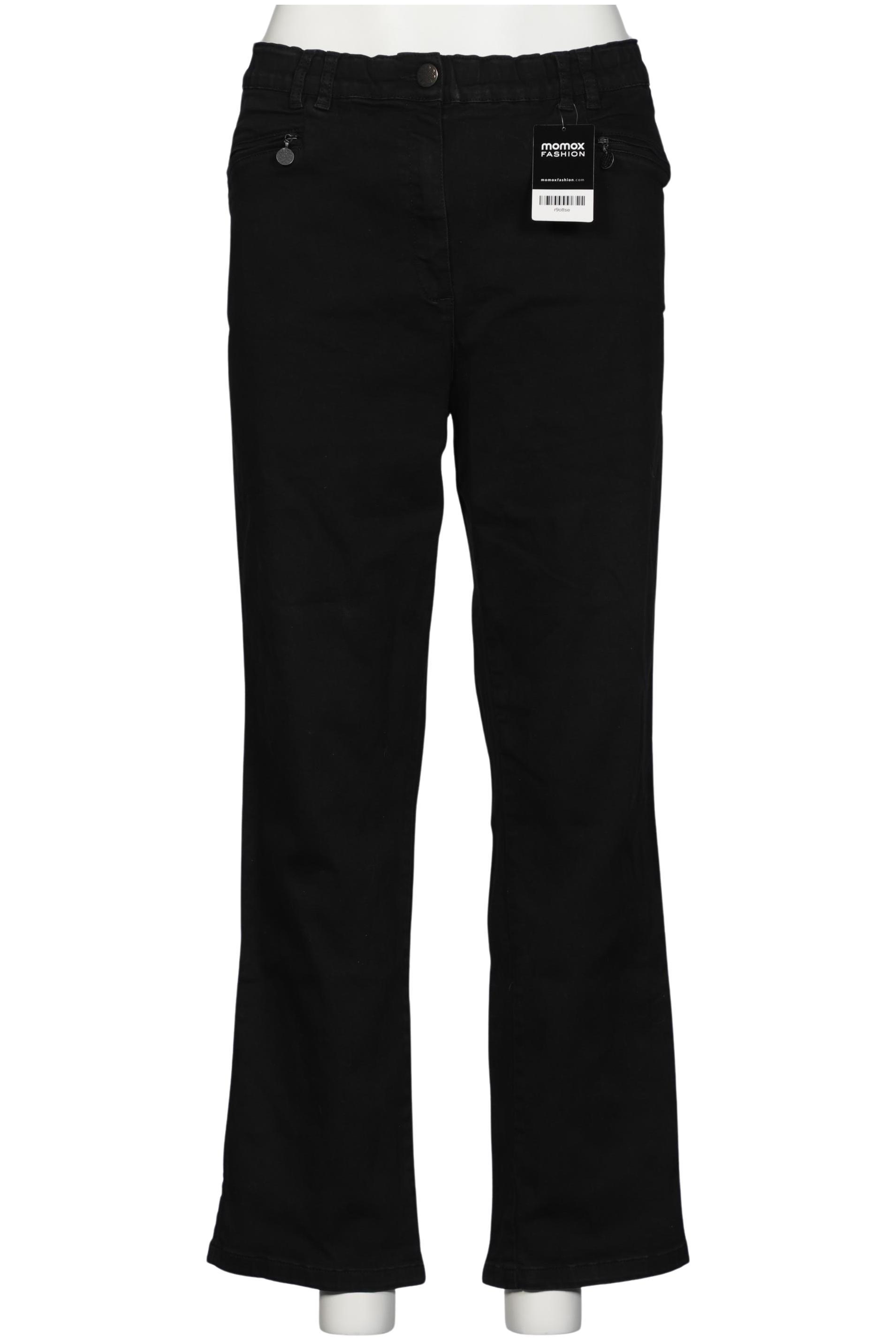 

Ulla Popken Damen Jeans, schwarz, Gr. 24