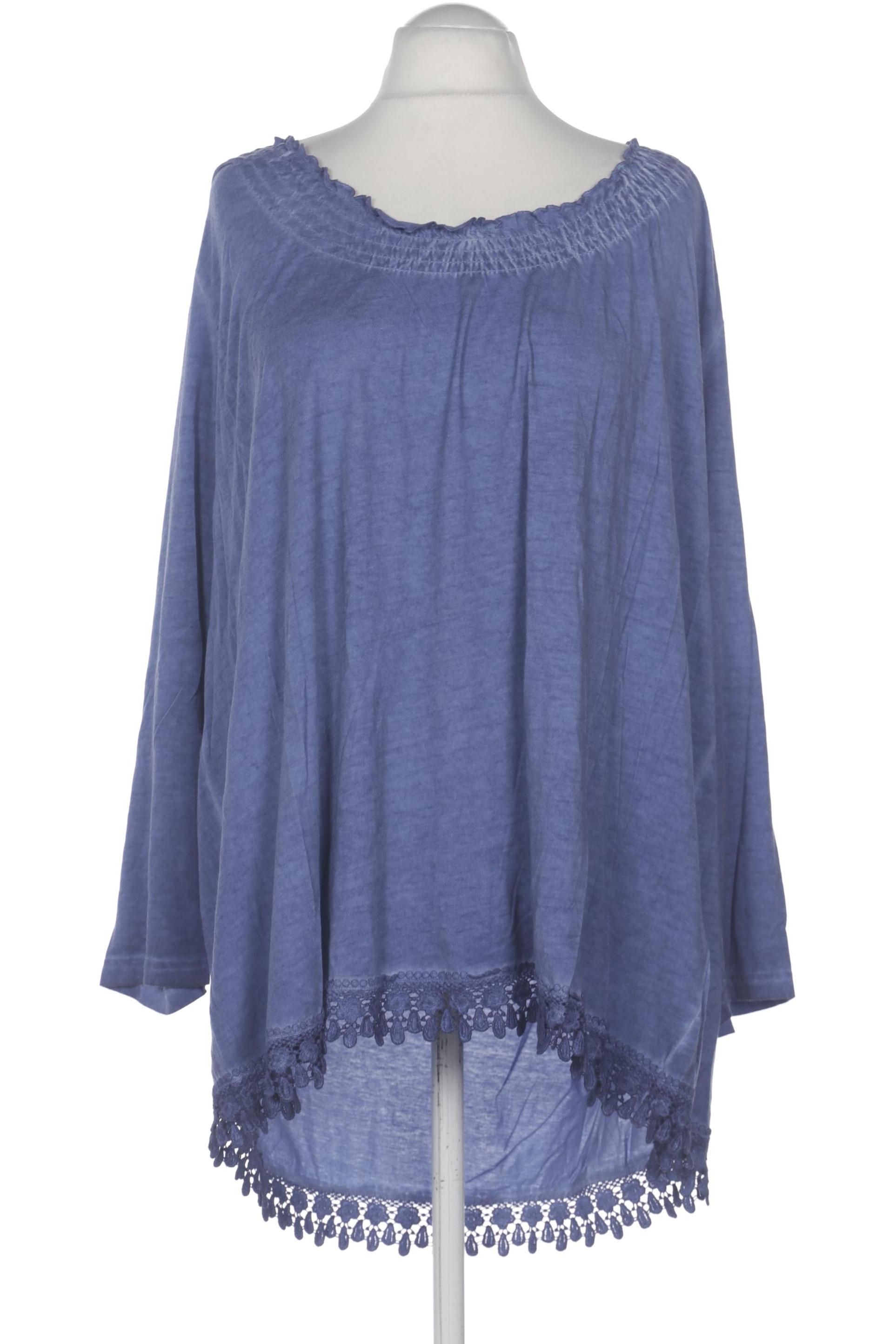 

Ulla Popken Damen Langarmshirt, blau, Gr. 58