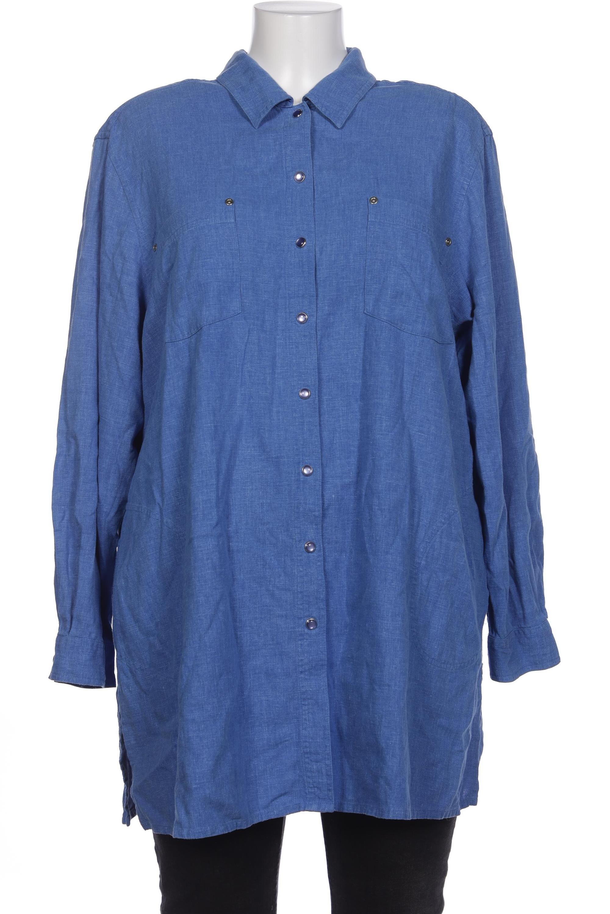 

Ulla Popken Damen Bluse, blau, Gr. 46