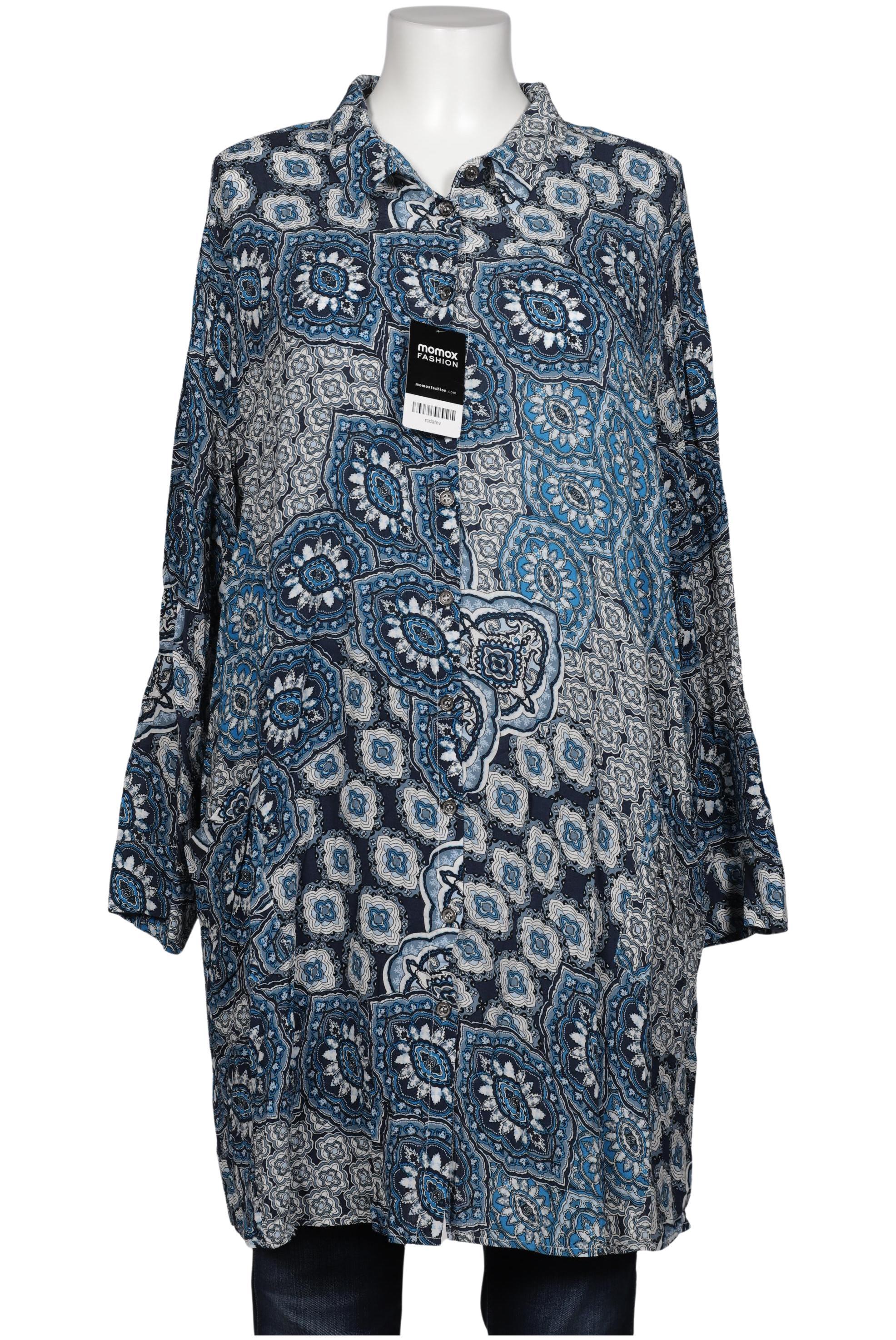 

Ulla Popken Damen Bluse, blau, Gr. 50