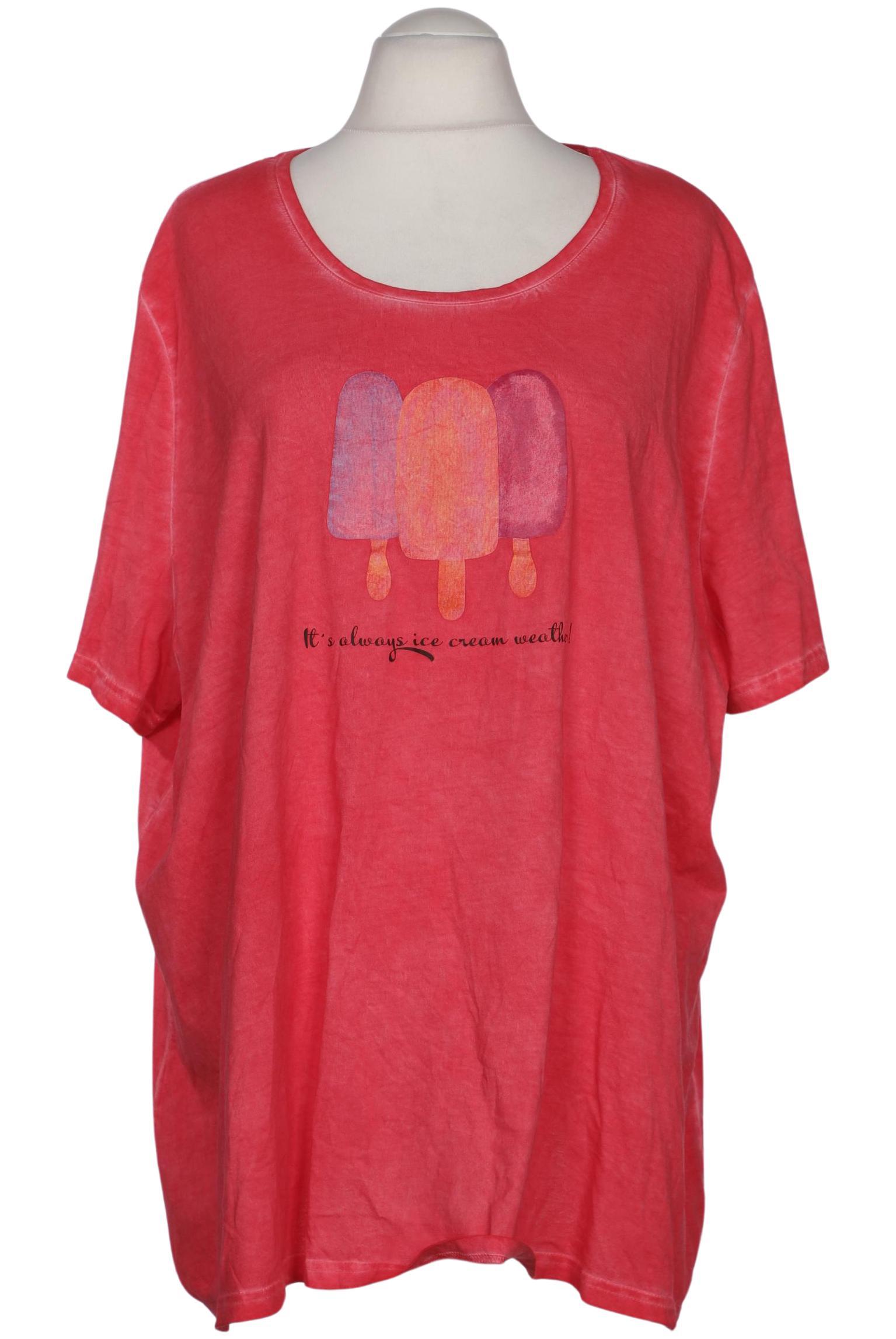 

Ulla Popken Damen T-Shirt, rot, Gr. 58
