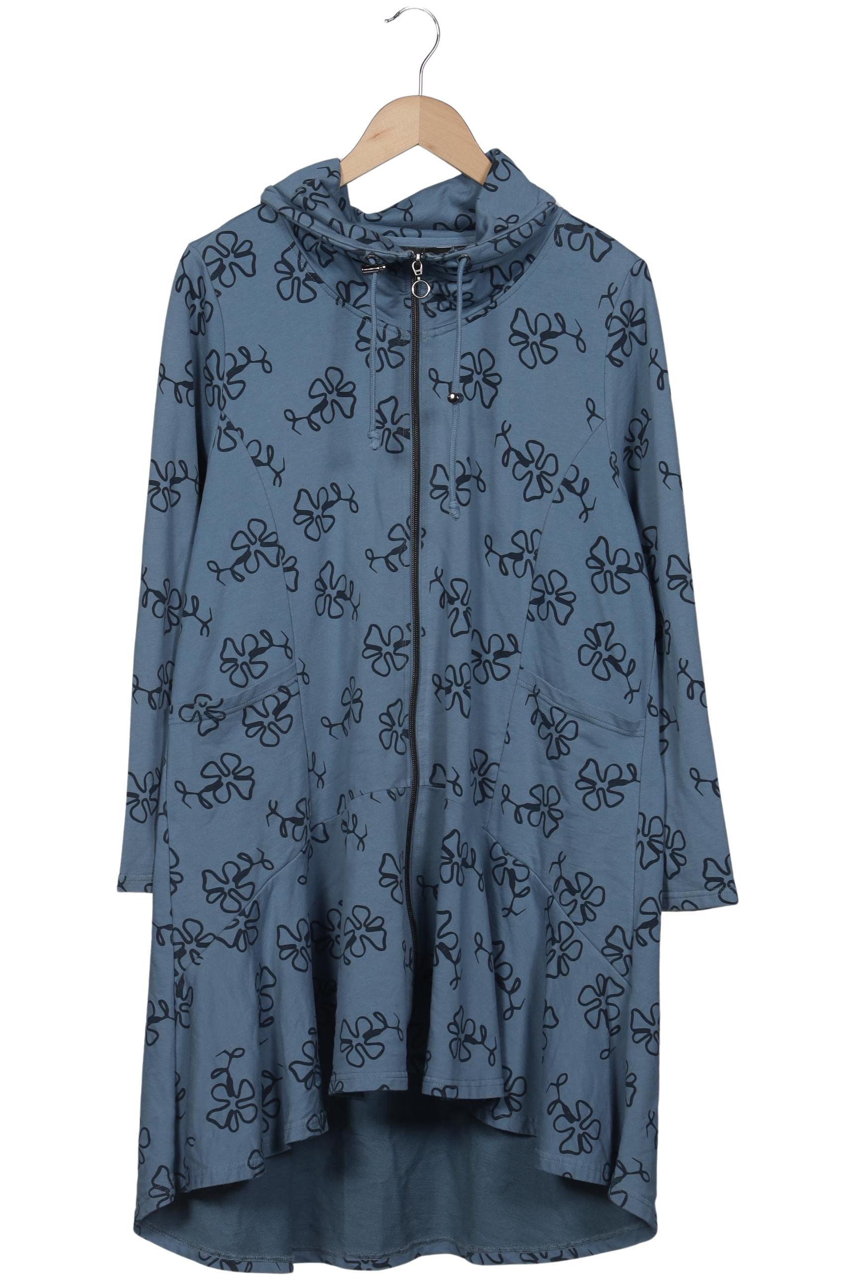 

Ulla Popken Damen Strickjacke, blau, Gr. 42