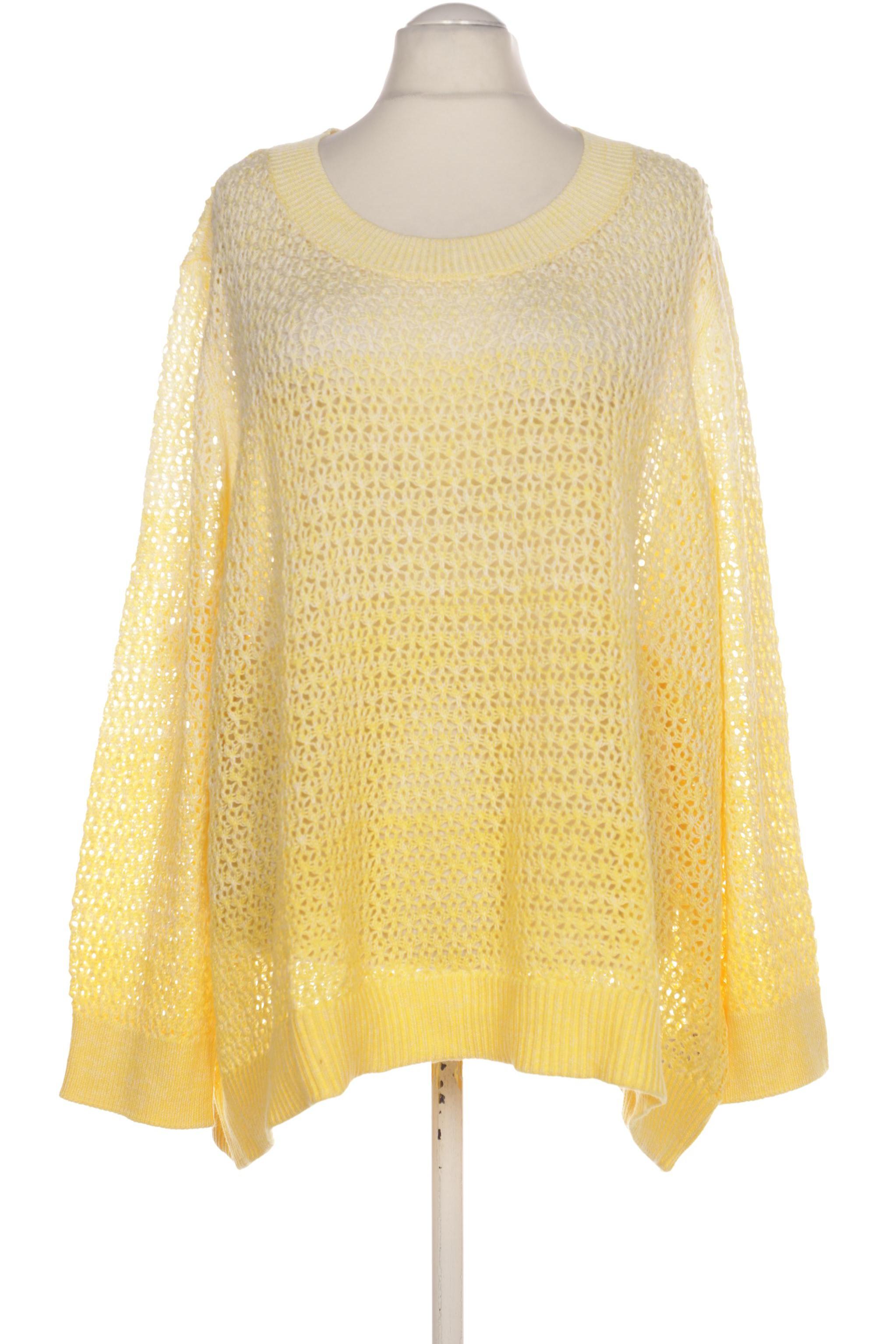 

Ulla Popken Damen Pullover, gelb, Gr. 58
