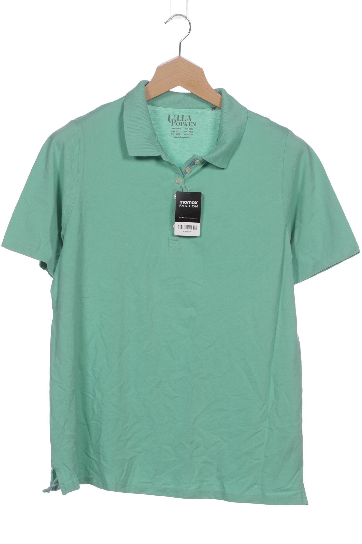 

Ulla Popken Damen Poloshirt, hellgrün, Gr. 46