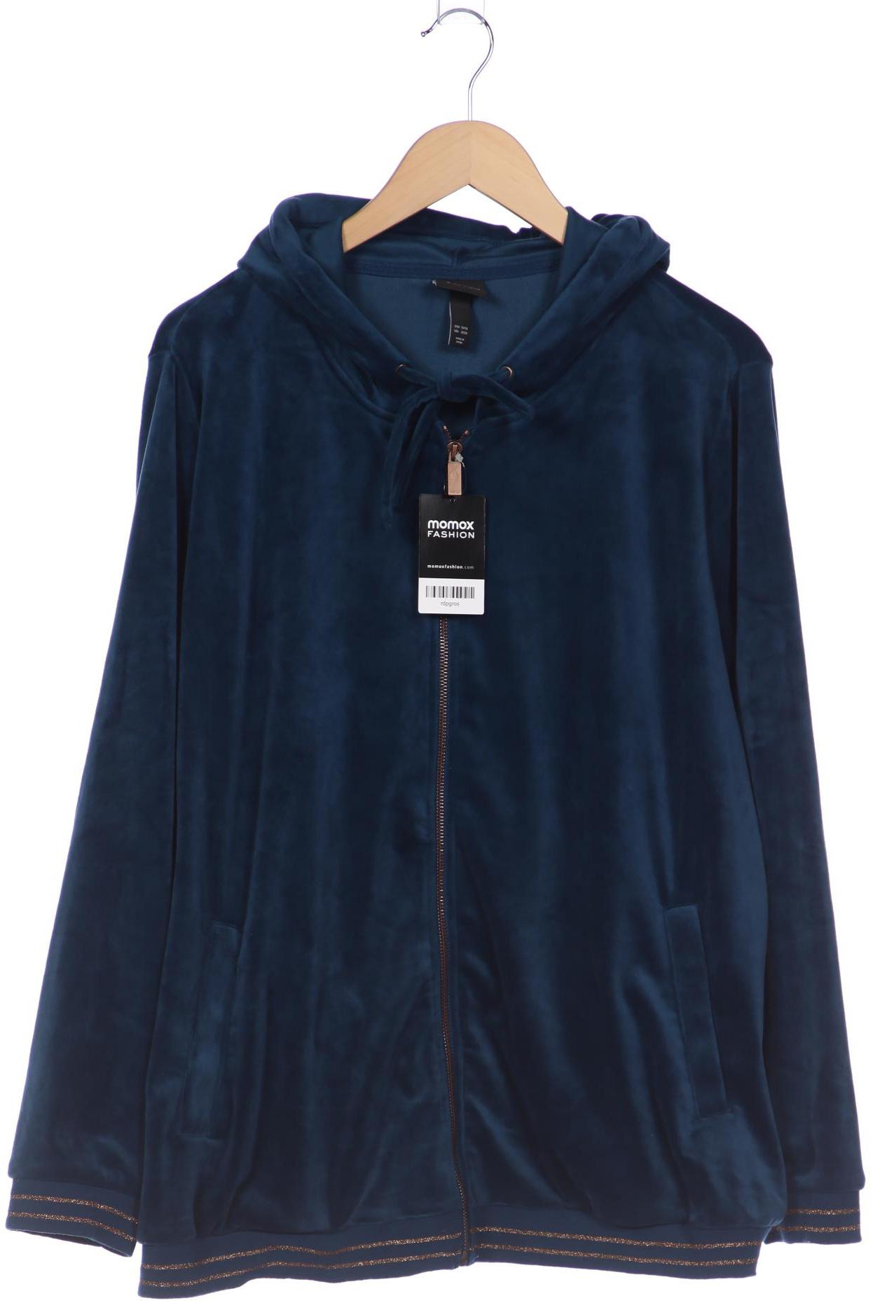 

Ulla Popken Damen Kapuzenpullover, türkis, Gr. 50