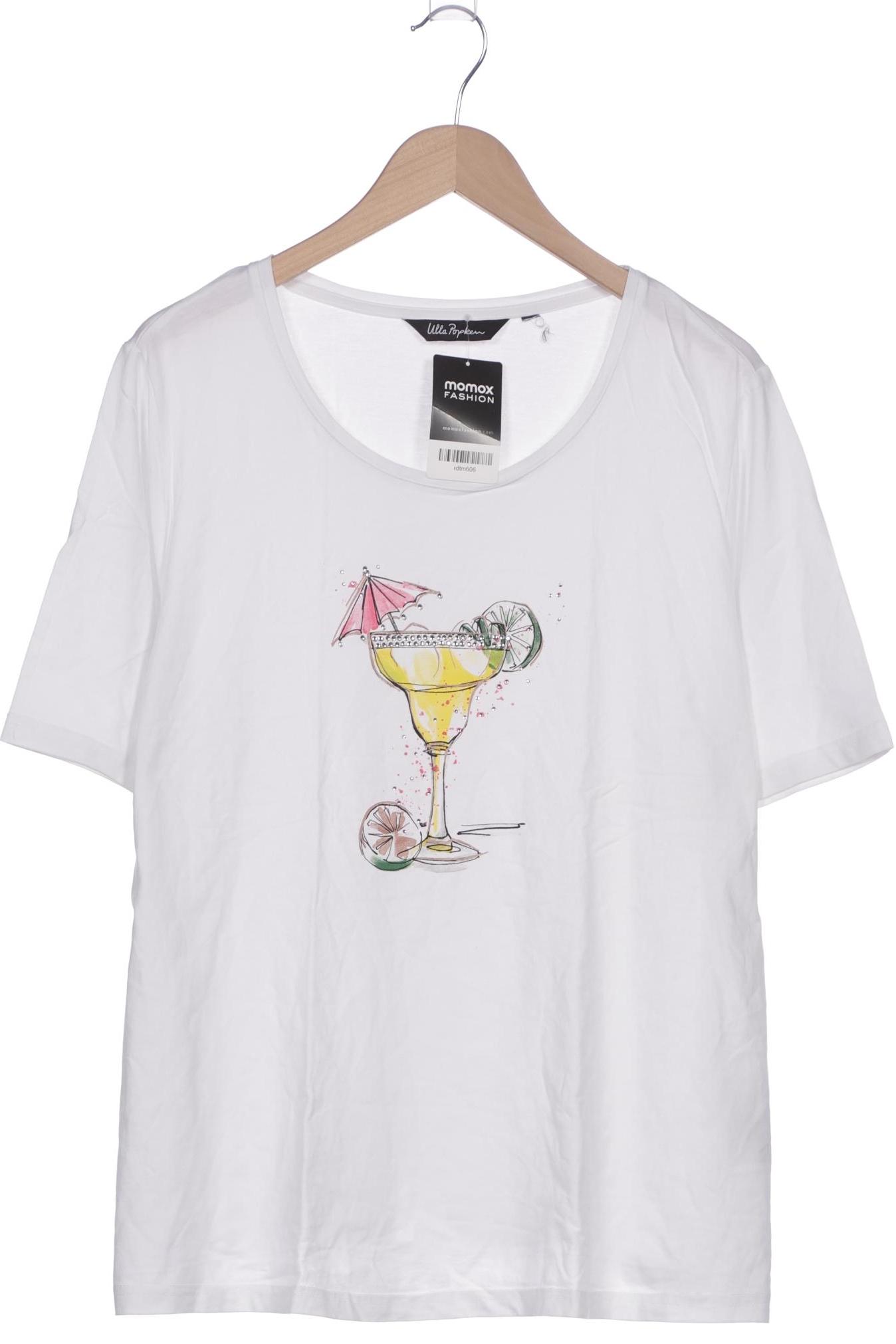 

Ulla Popken Damen T-Shirt, weiß, Gr. 48