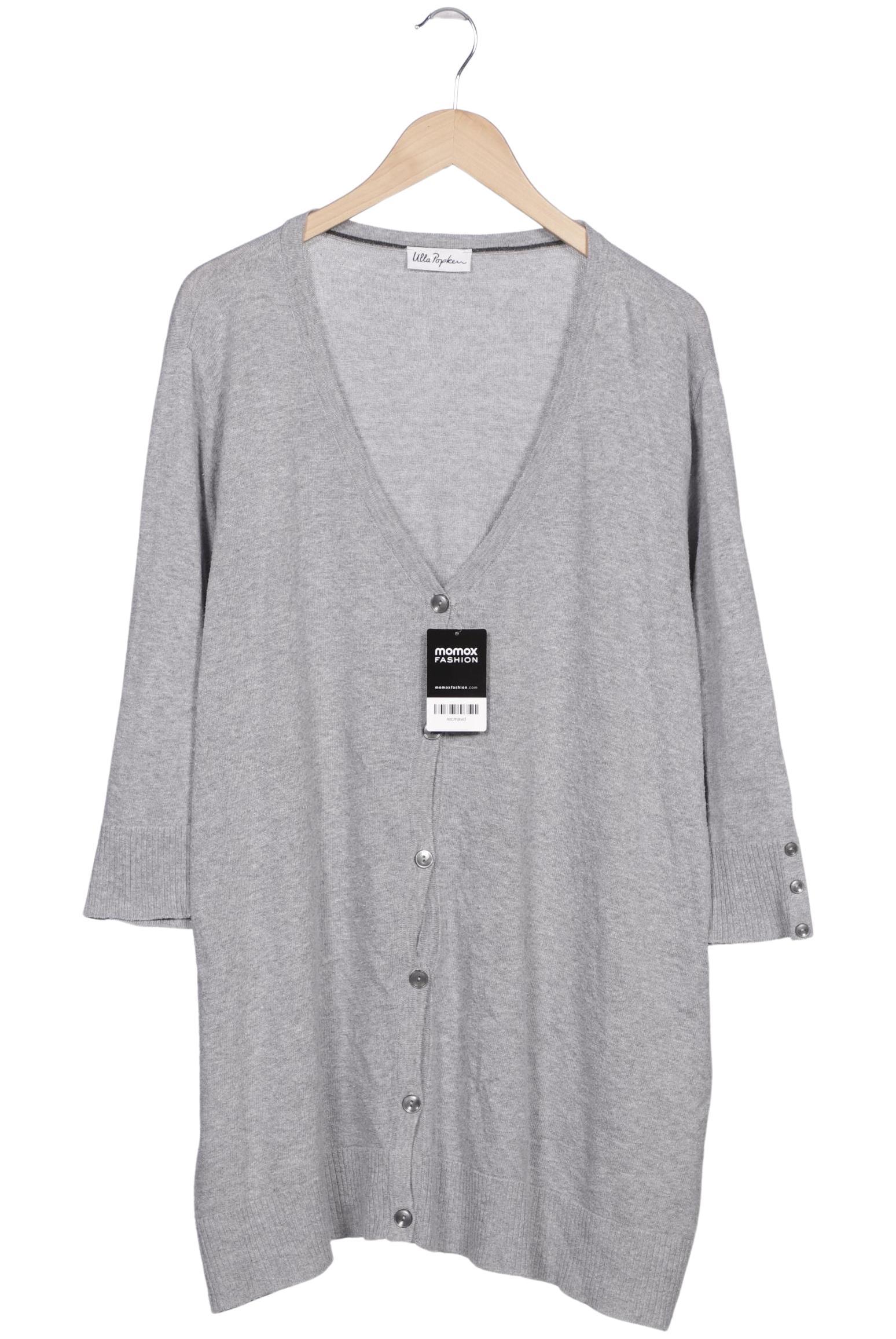 

Ulla Popken Damen Strickjacke, grau, Gr. 50
