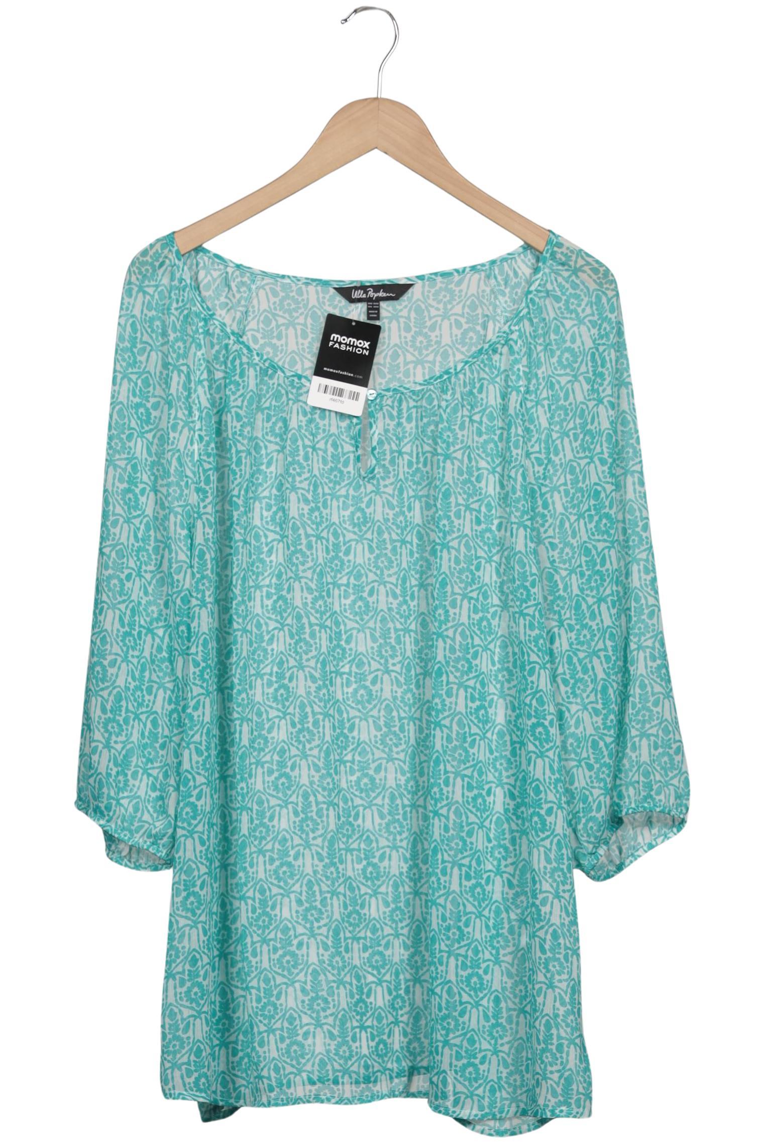 

Ulla Popken Damen Bluse, türkis, Gr. 50