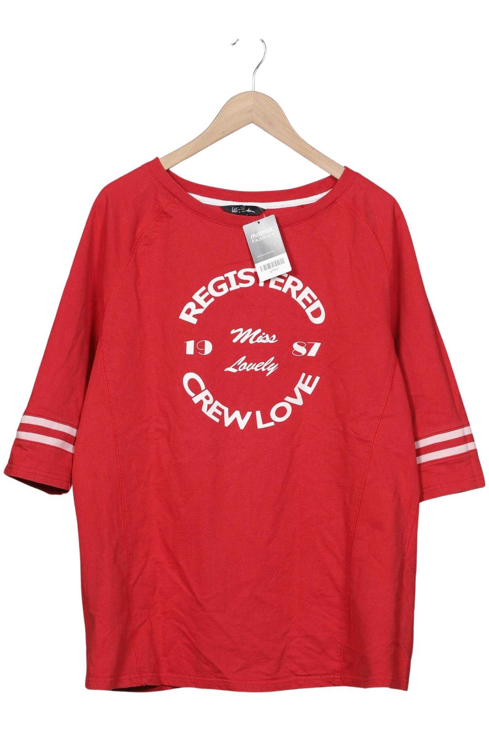 

Ulla Popken Damen Sweatshirt, rot, Gr. 42