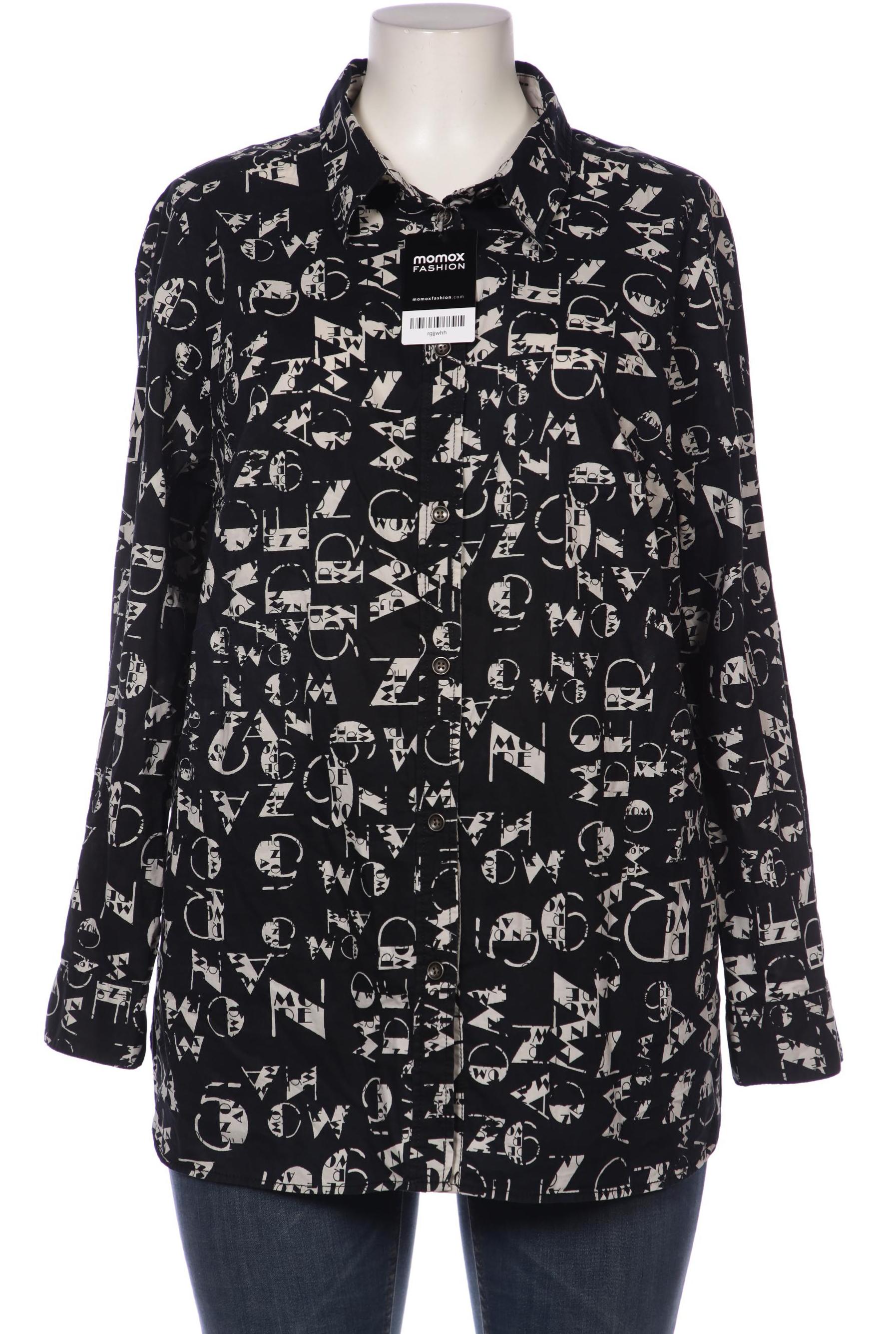 

Ulla Popken Damen Bluse, schwarz, Gr. 46
