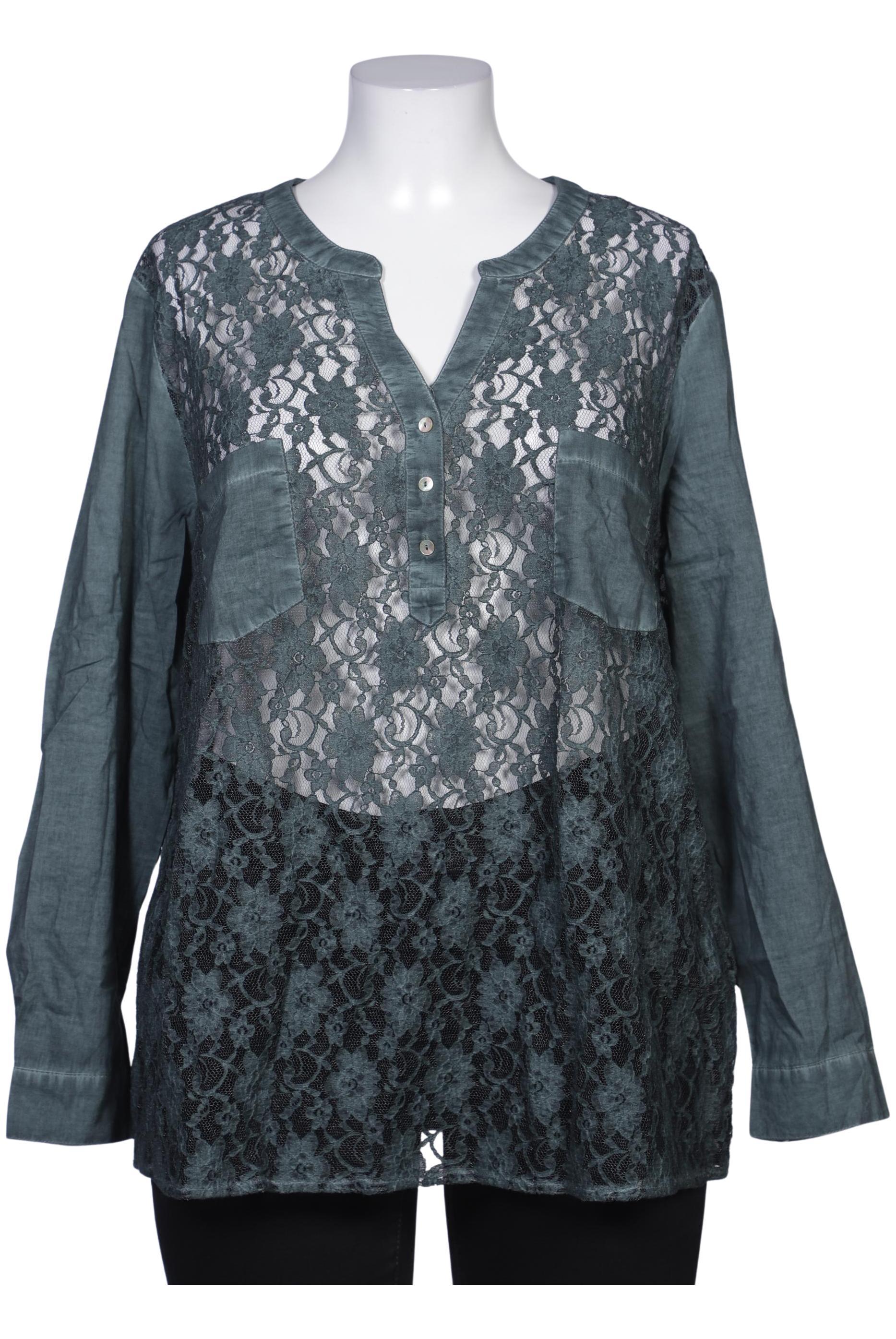 

Ulla Popken Damen Bluse, grün, Gr. 46