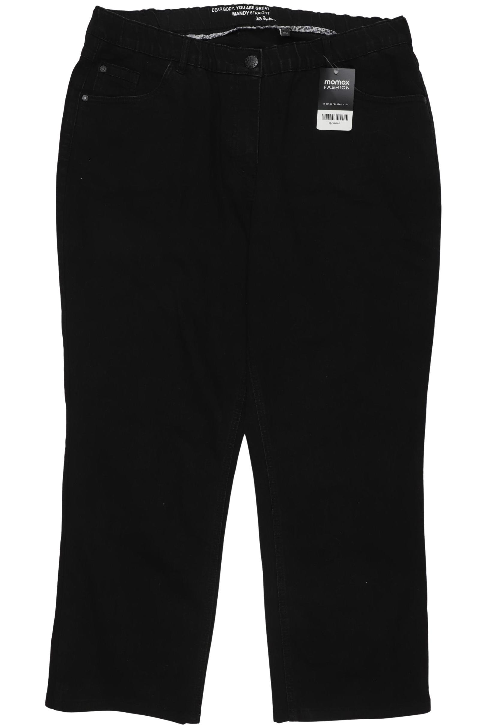 

Ulla Popken Damen Jeans, schwarz, Gr. 48