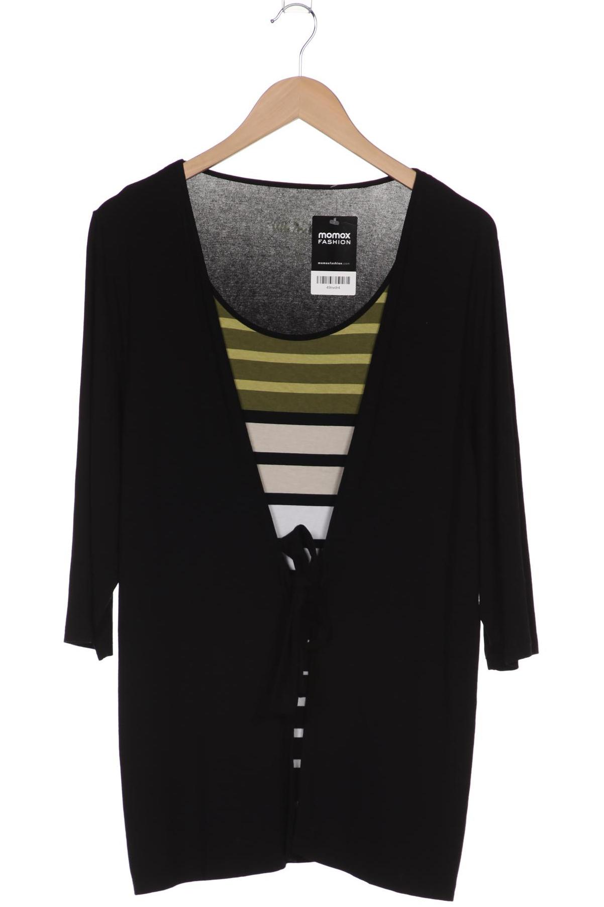 

Ulla Popken Damen Langarmshirt, schwarz, Gr. 46