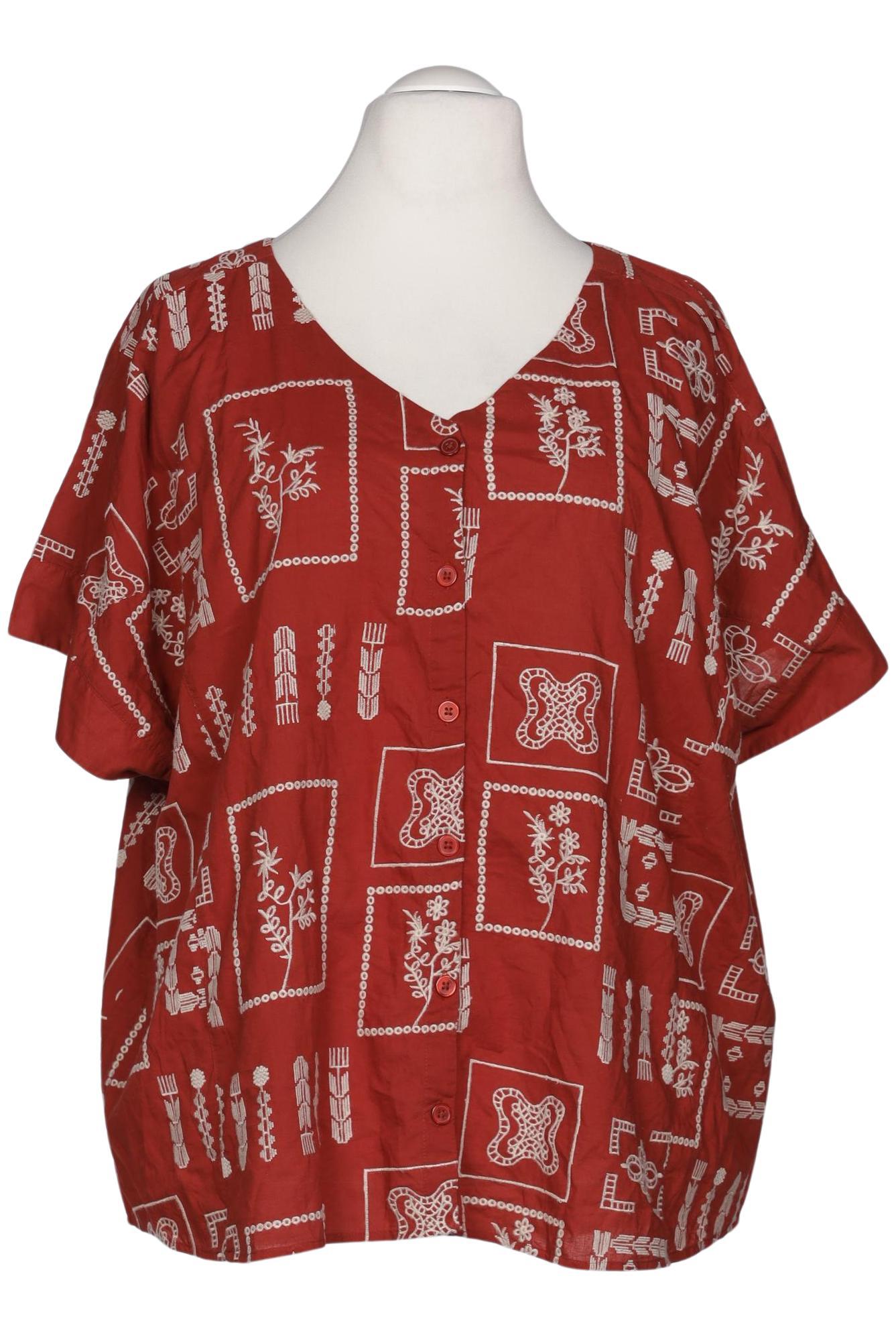 

Ulla Popken Damen Bluse, rot, Gr. 54