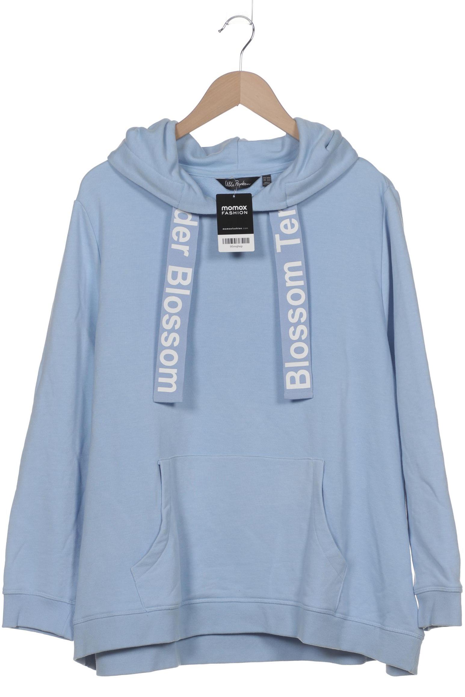 

Ulla Popken Damen Kapuzenpullover, blau, Gr. 50