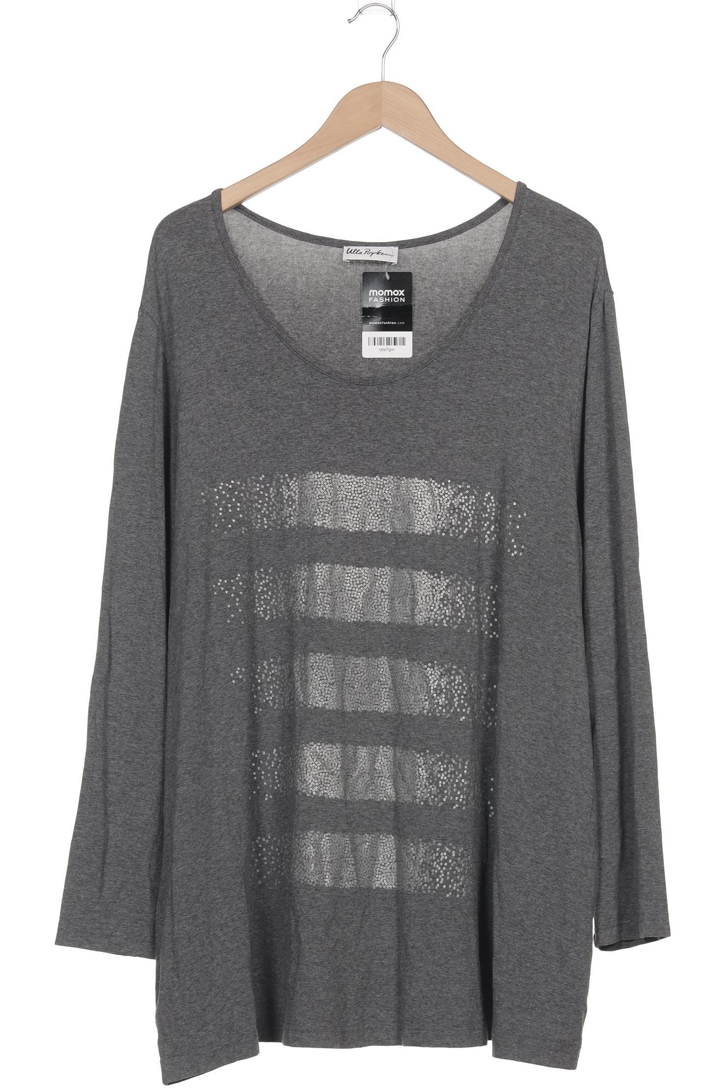 

Ulla Popken Damen Langarmshirt, grau, Gr. 54