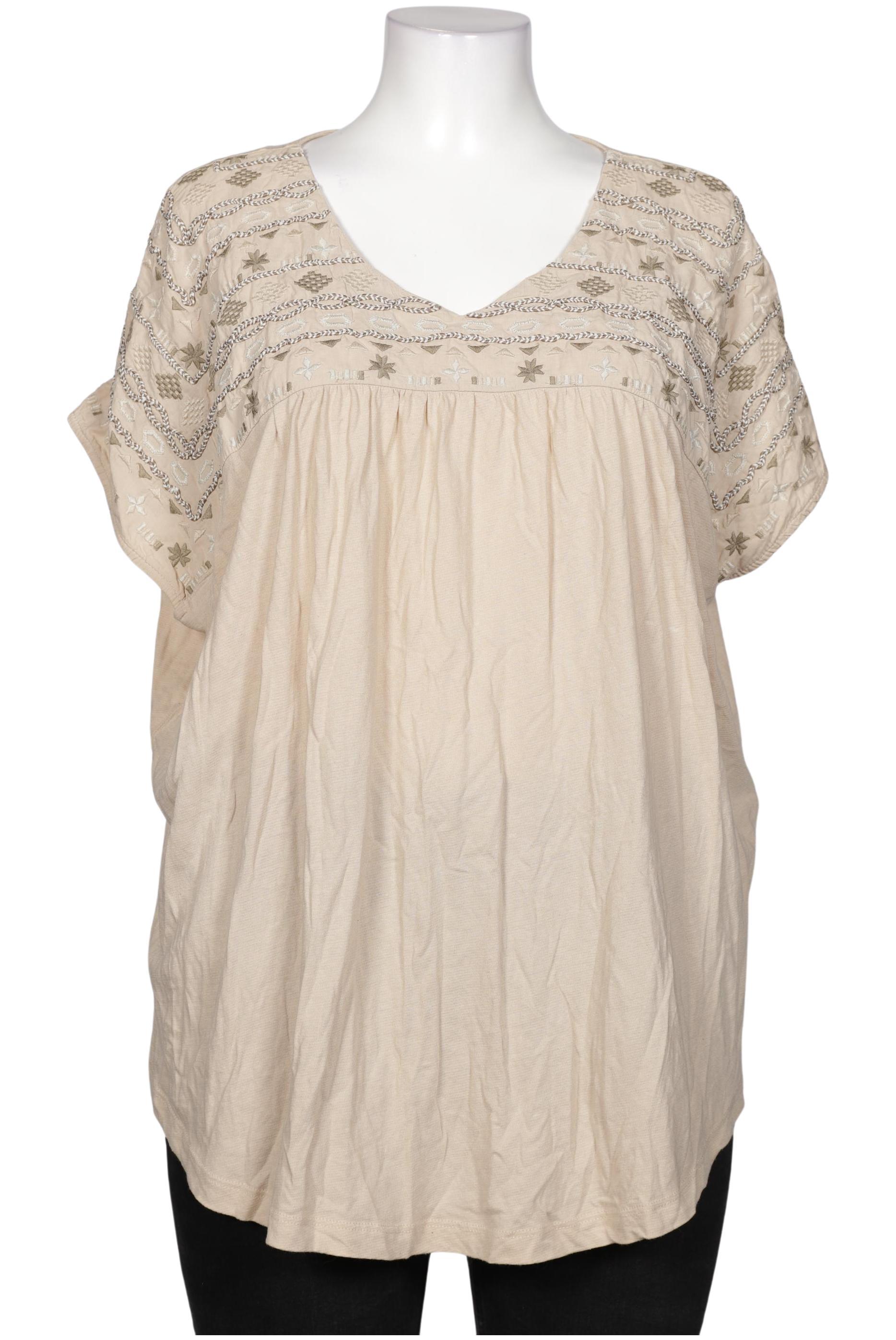 

Ulla Popken Damen Bluse, beige, Gr. 50