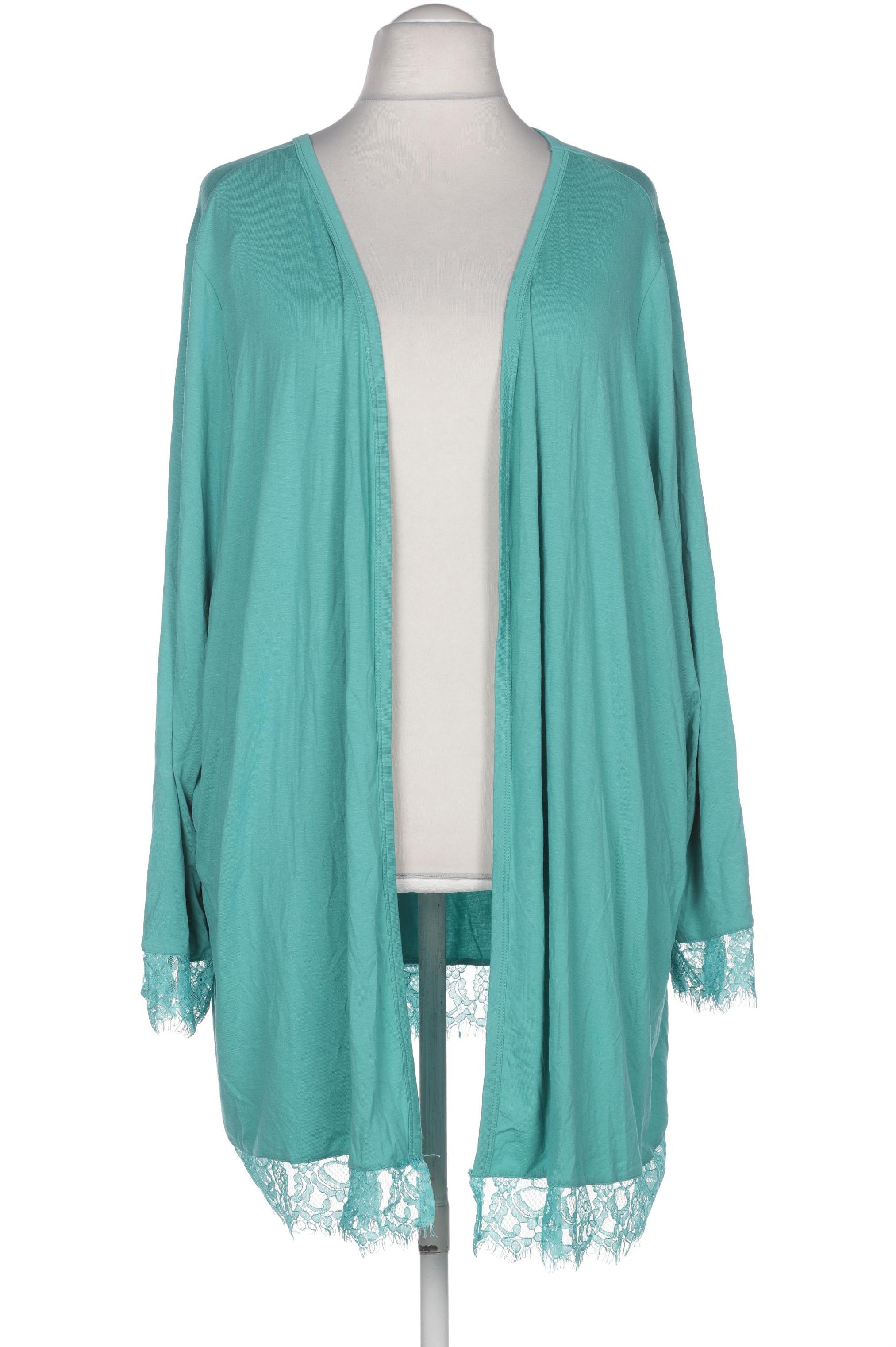 

Ulla Popken Damen Strickjacke, türkis, Gr. 58